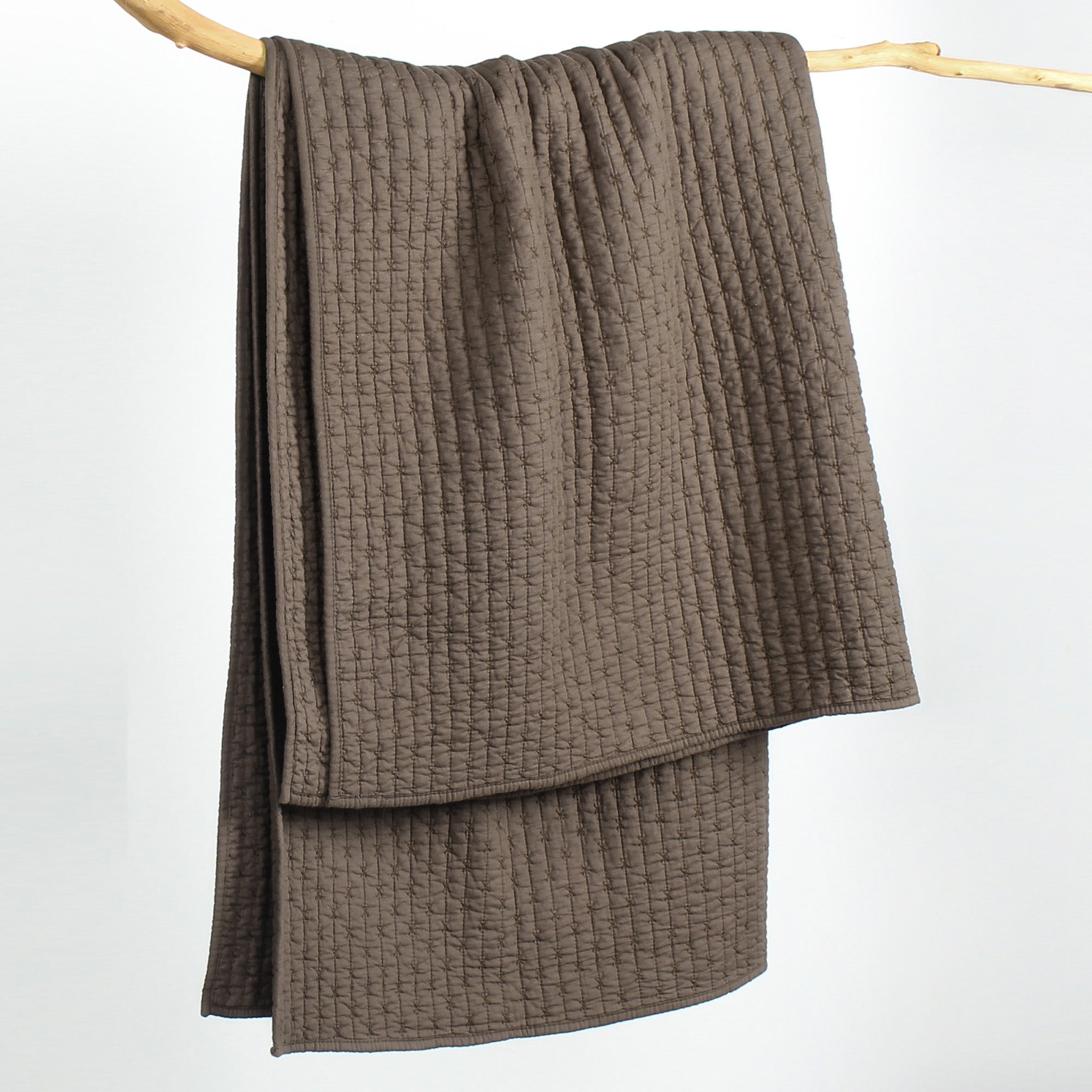 Levtex Home Cross Stitch Quilted Throw Throws