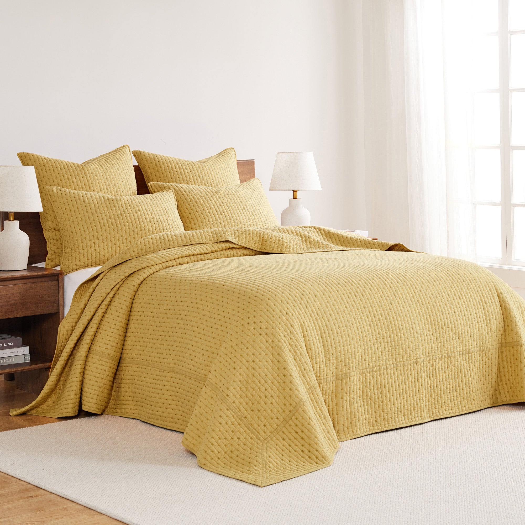 Levtex Home Cross Stitch Bedspread Set Bedspreads
