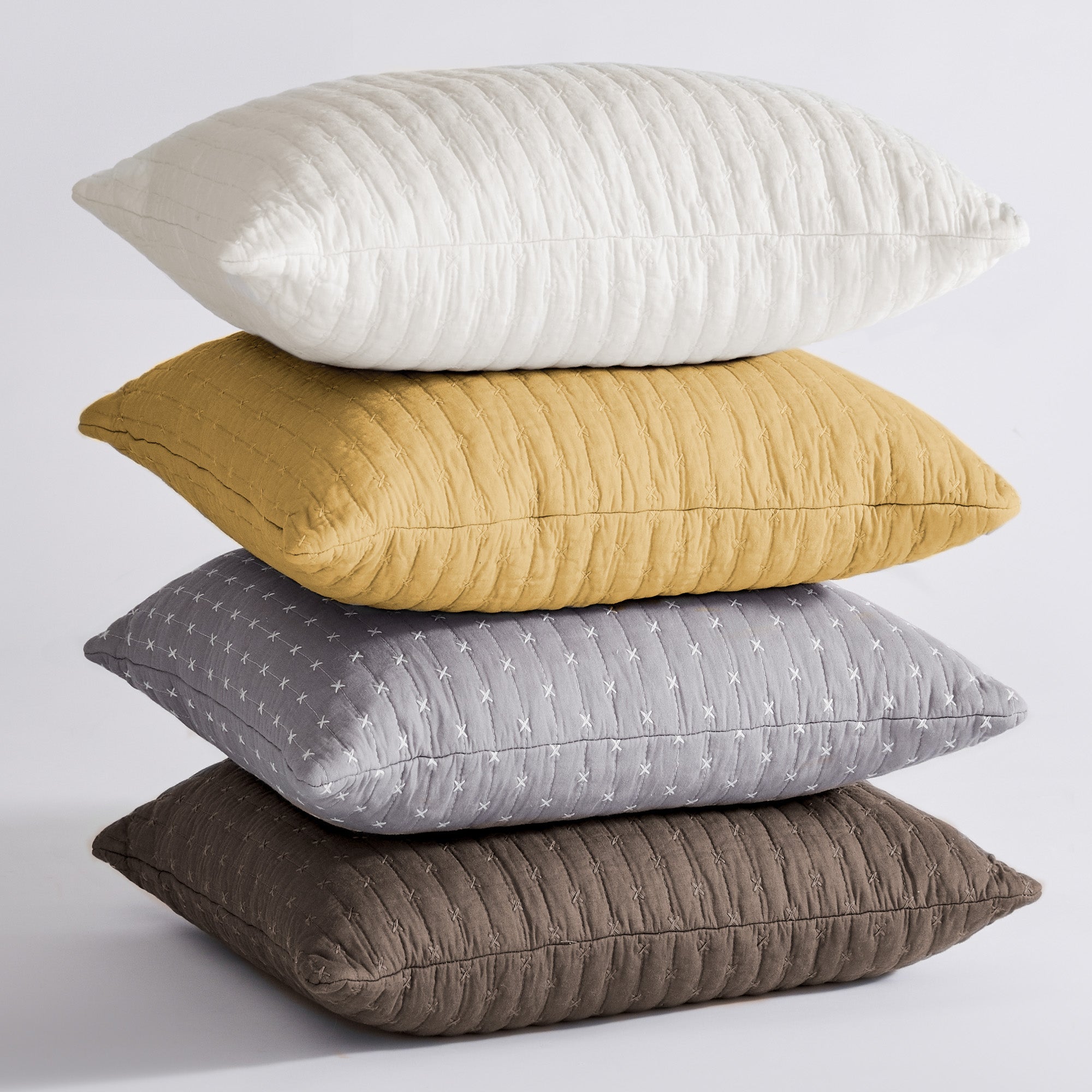 Levtex Home Cross Stitch Square Pillow Decorative Pillows