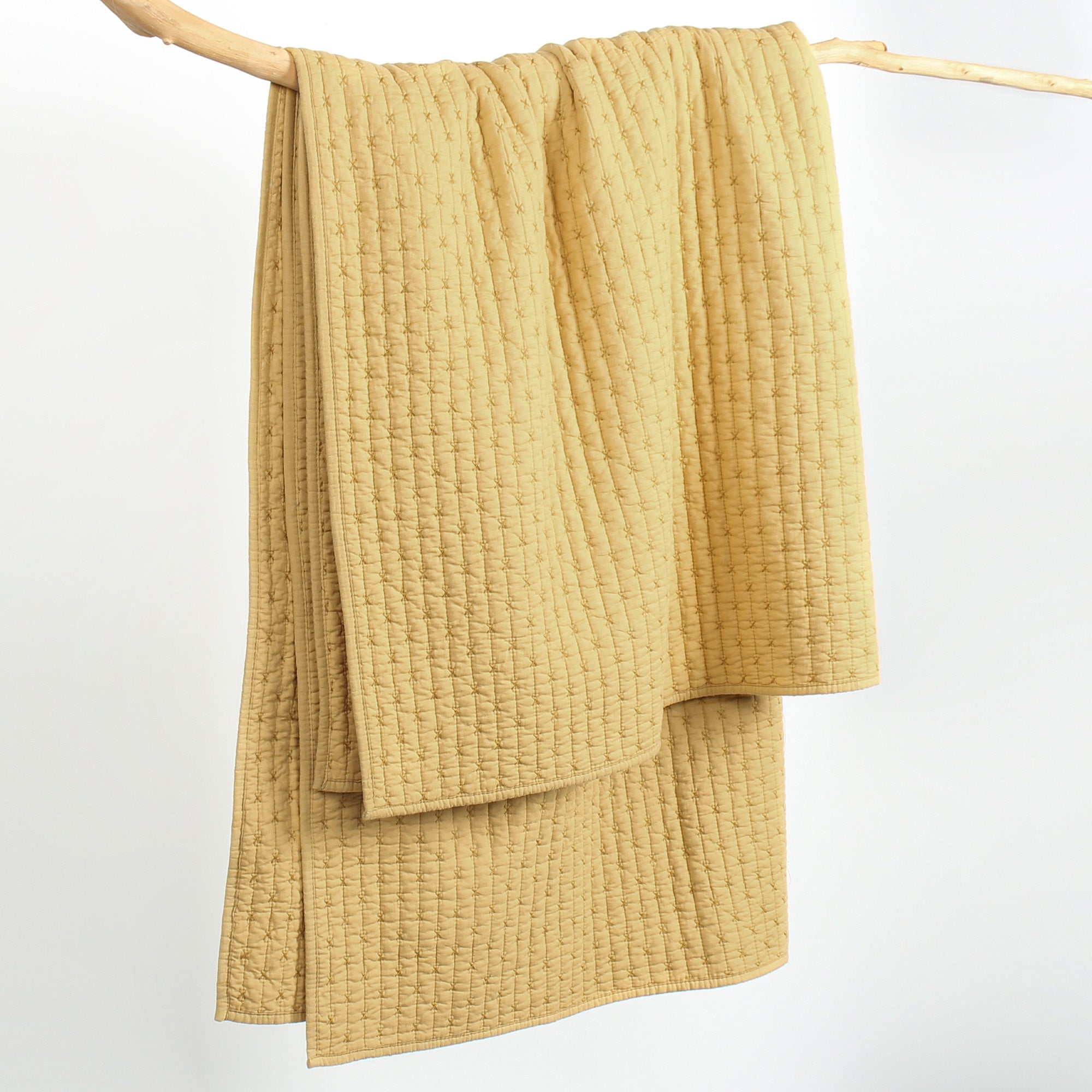 Levtex Home Cross Stitch Quilted Throw Throws