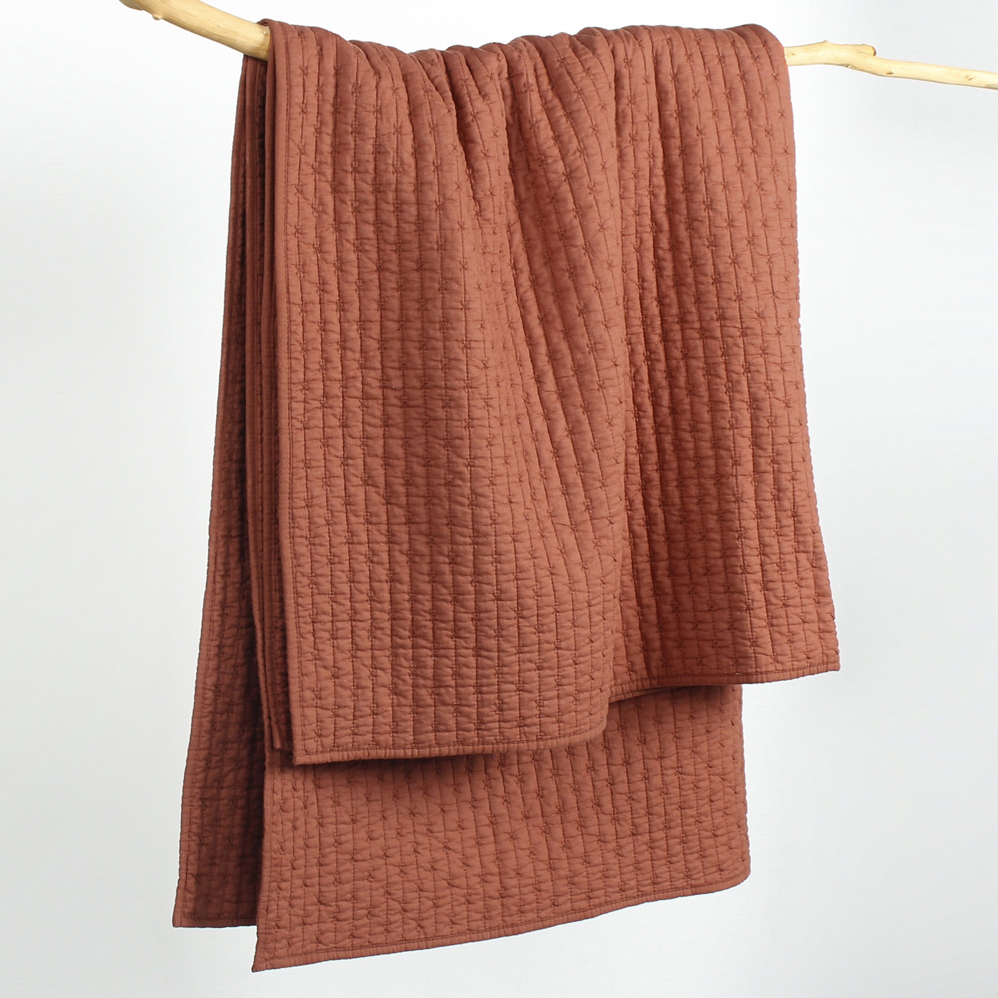 Levtex Home Cross Stitch Quilted Throw Throws