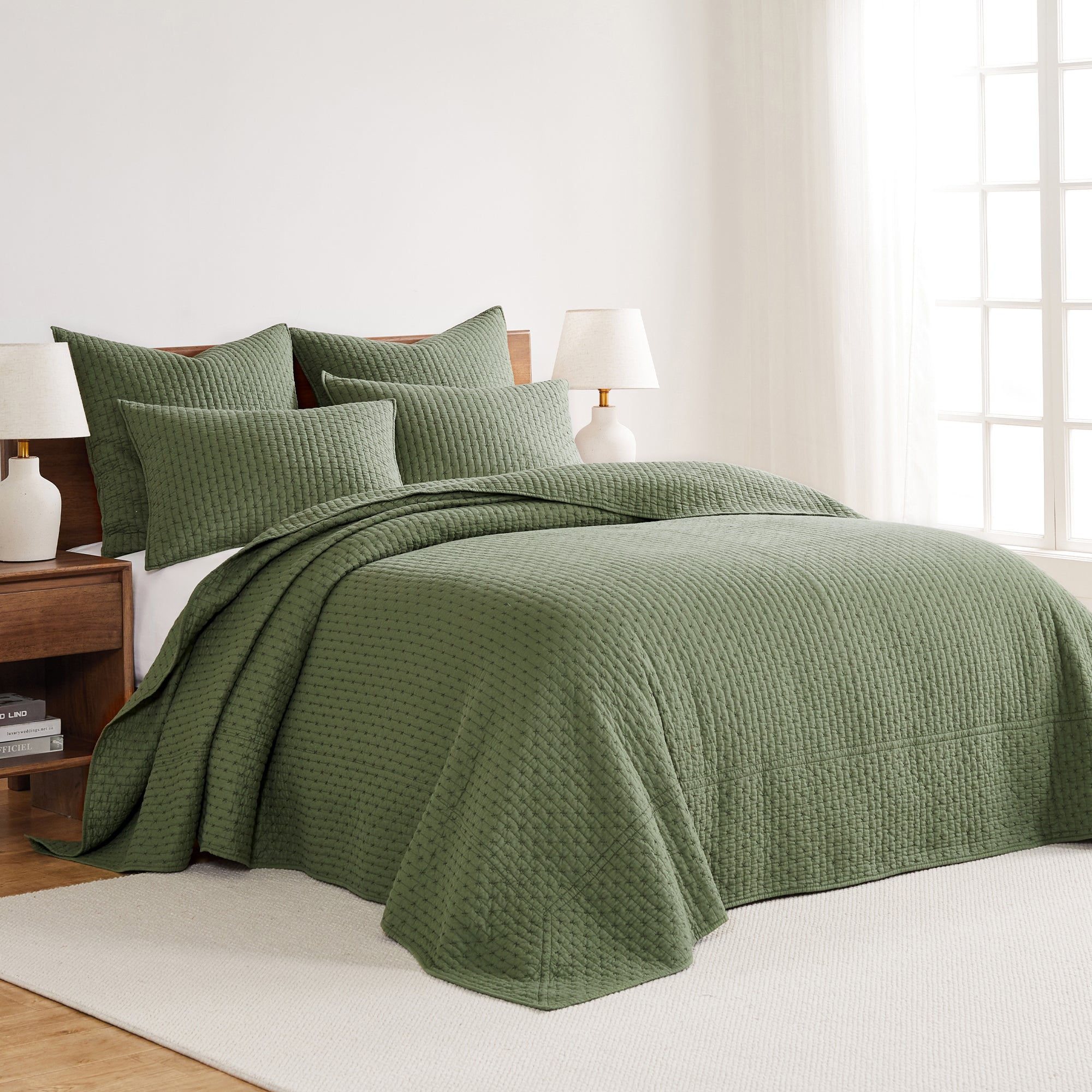 Levtex Home Cross Stitch Bedspread Set Bedspreads