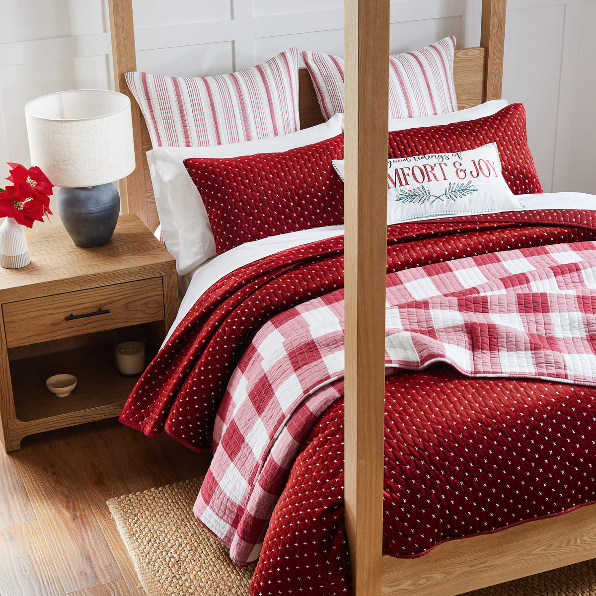 Cross Stitch Quilt Set