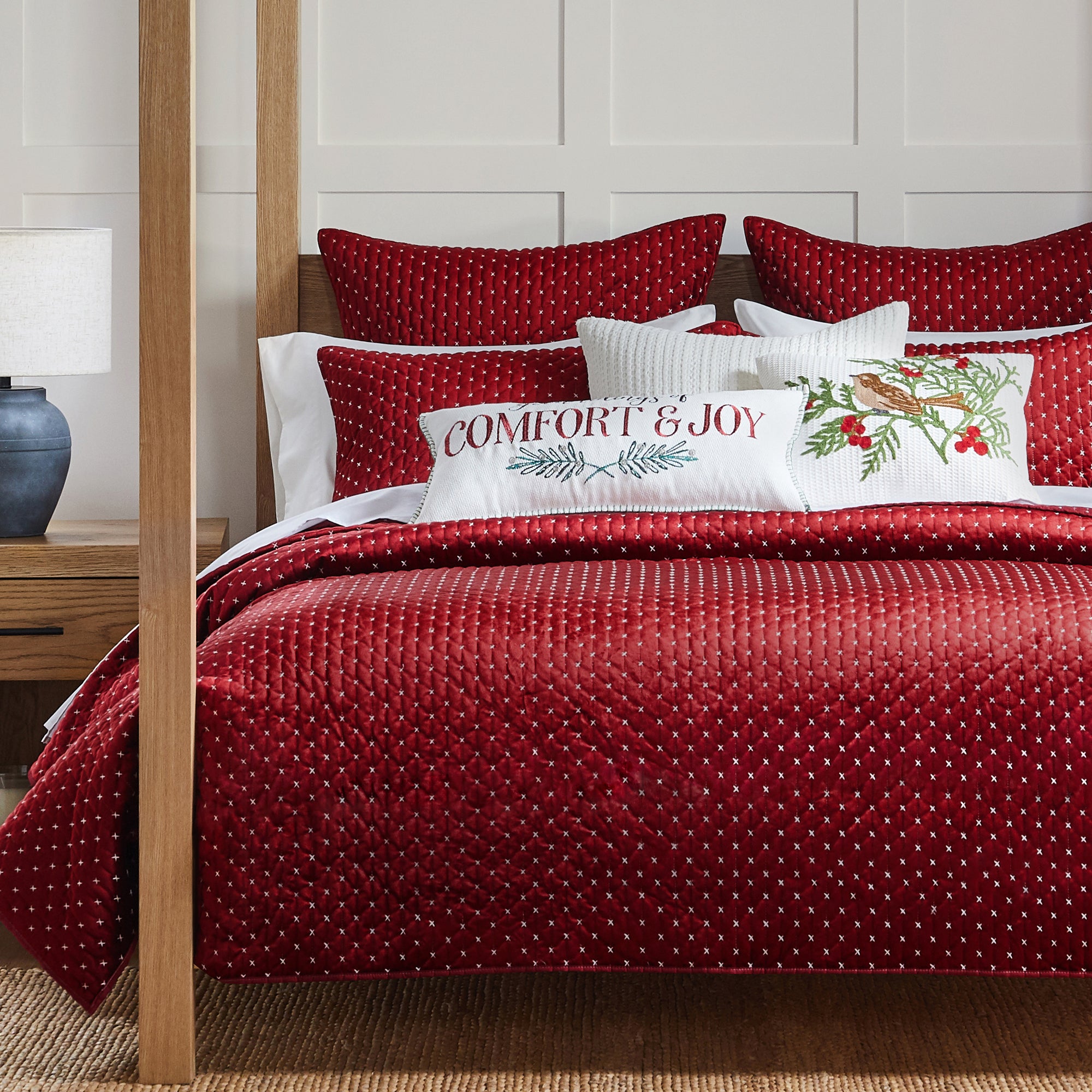 Levtex Home Cross Stitch Quilt Set Quilts