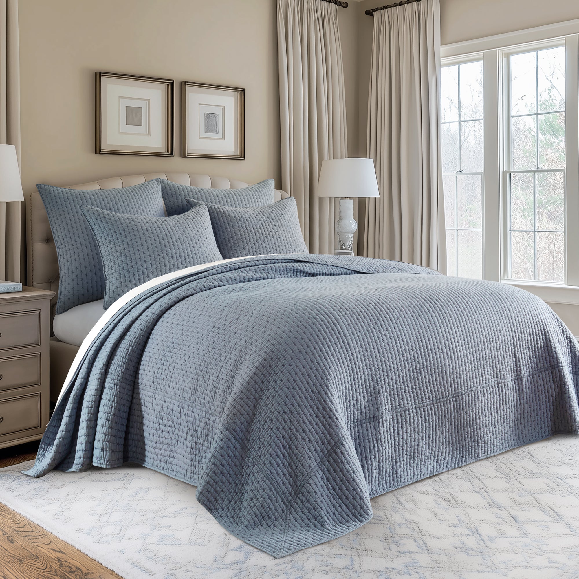 Levtex Home Cross Stitch Bedspread Set Bedspreads