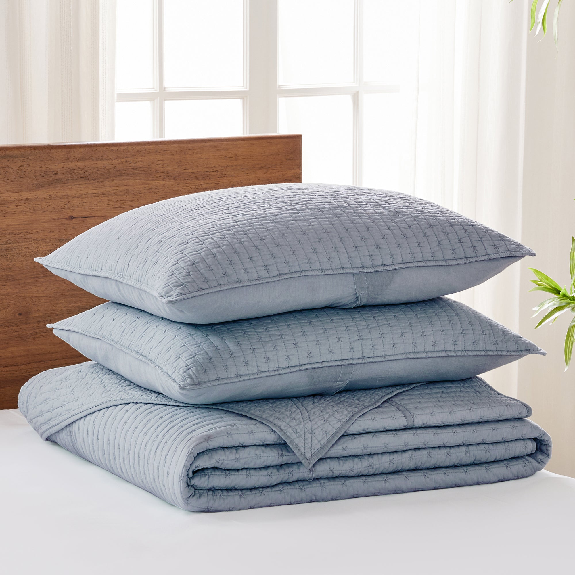 Levtex Home Cross Stitch Bedspread Set Bedspreads
