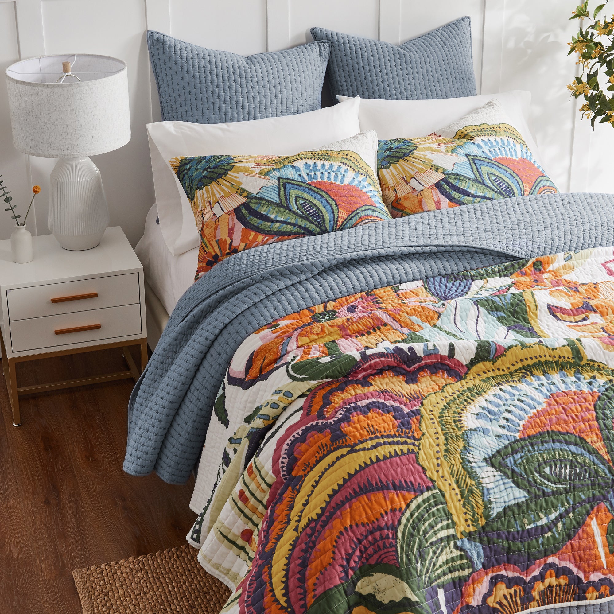 Cross Stitch Quilt Set