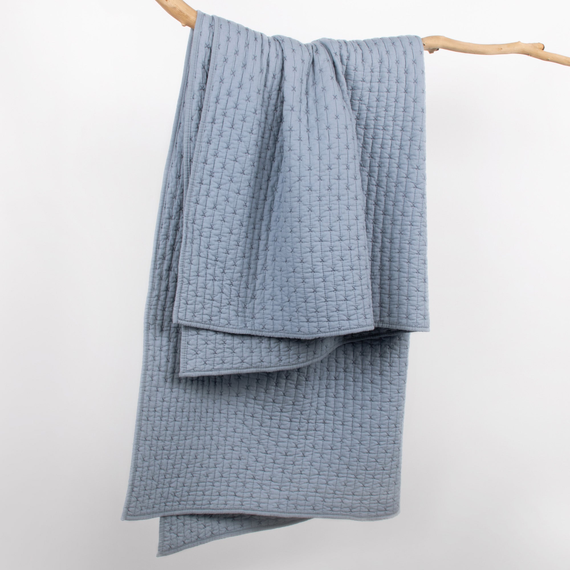 Levtex Home Cross Stitch Quilted Throw Throws