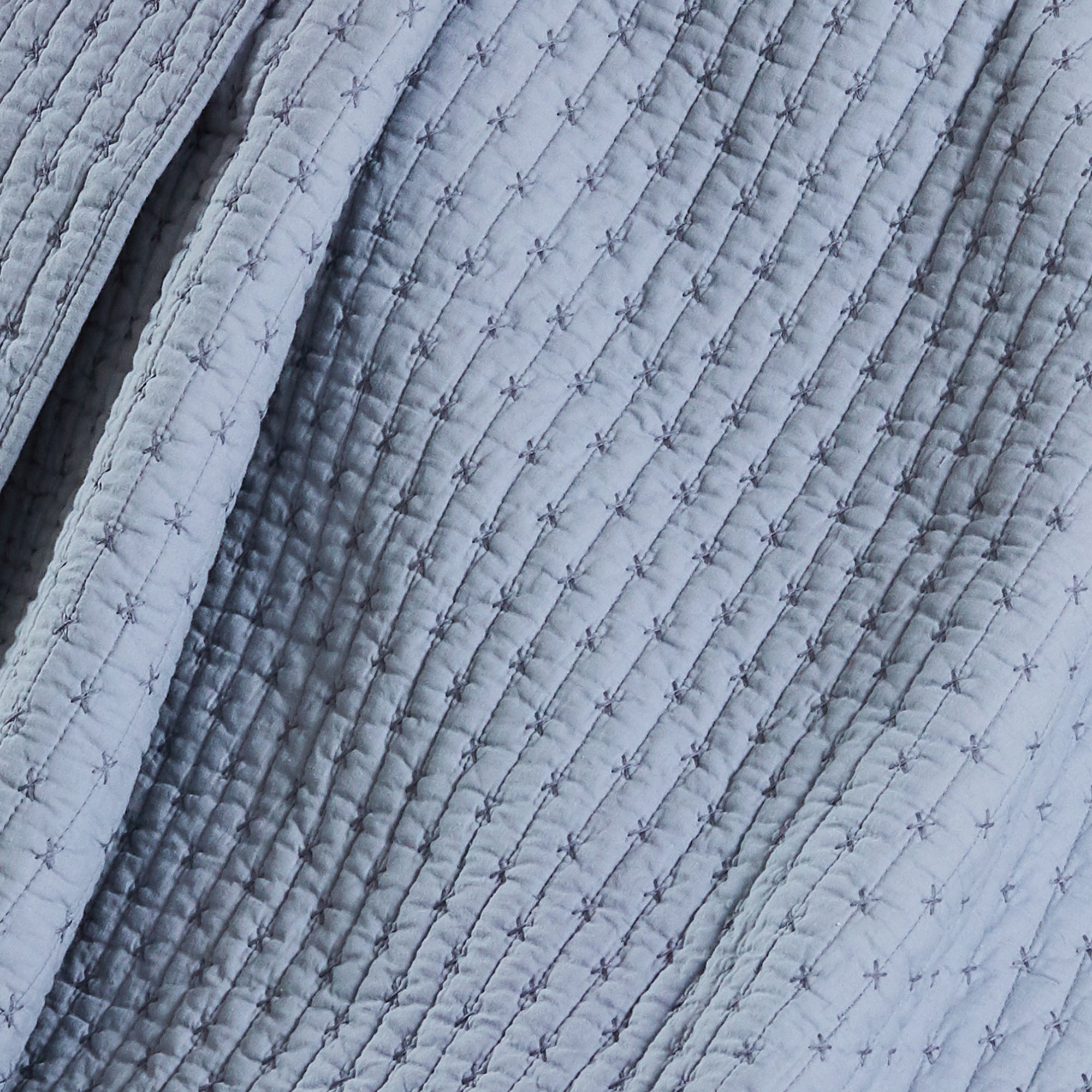 Levtex Home Cross Stitch Quilted Throw Throws