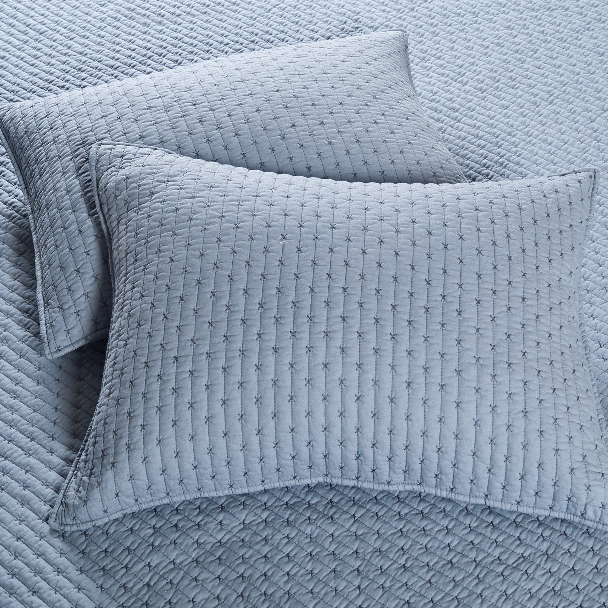 Levtex Home Cross Stitch Standard Sham Shams