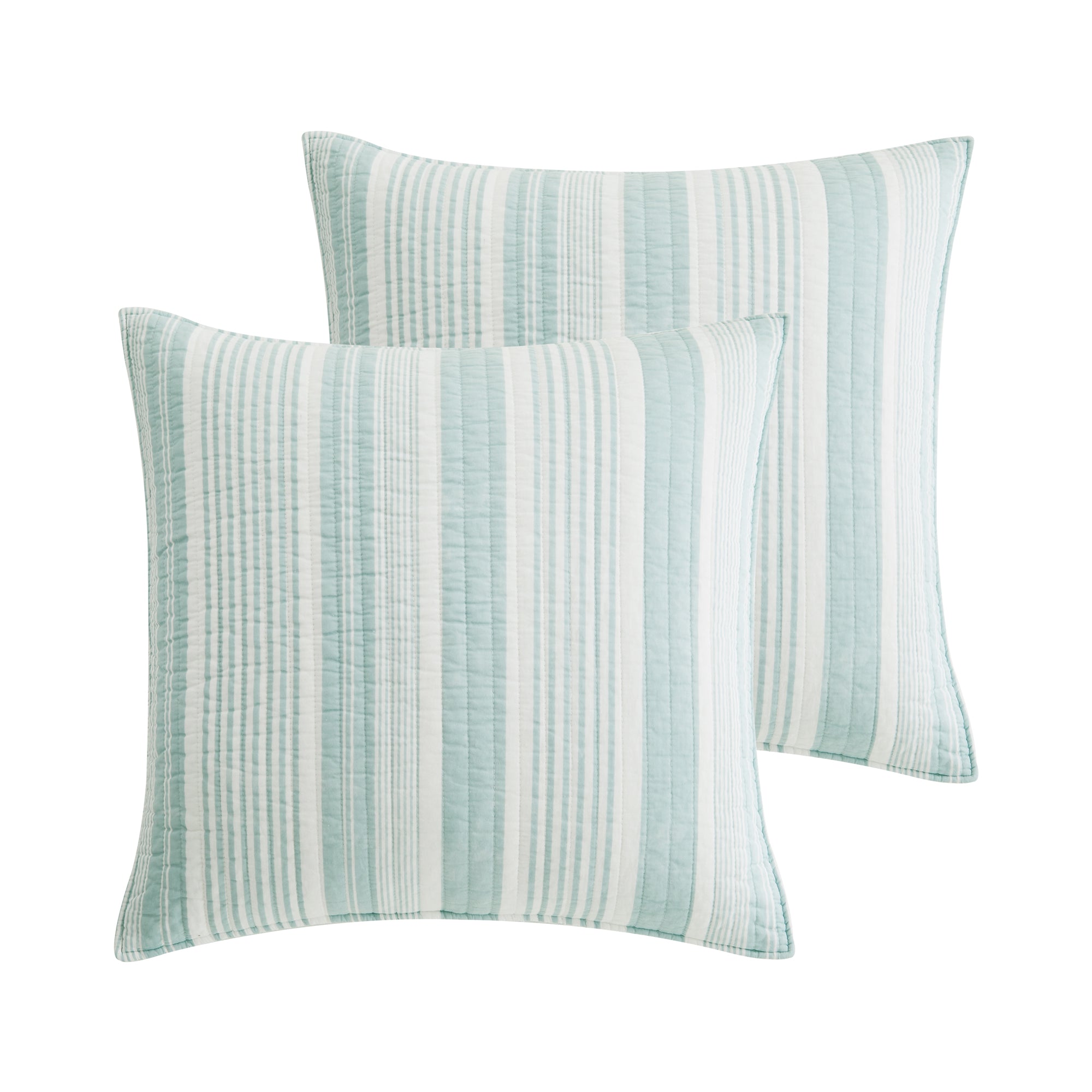 Levtex Home Aqua Breeze Euro Sham Set of 2 Euro Shams