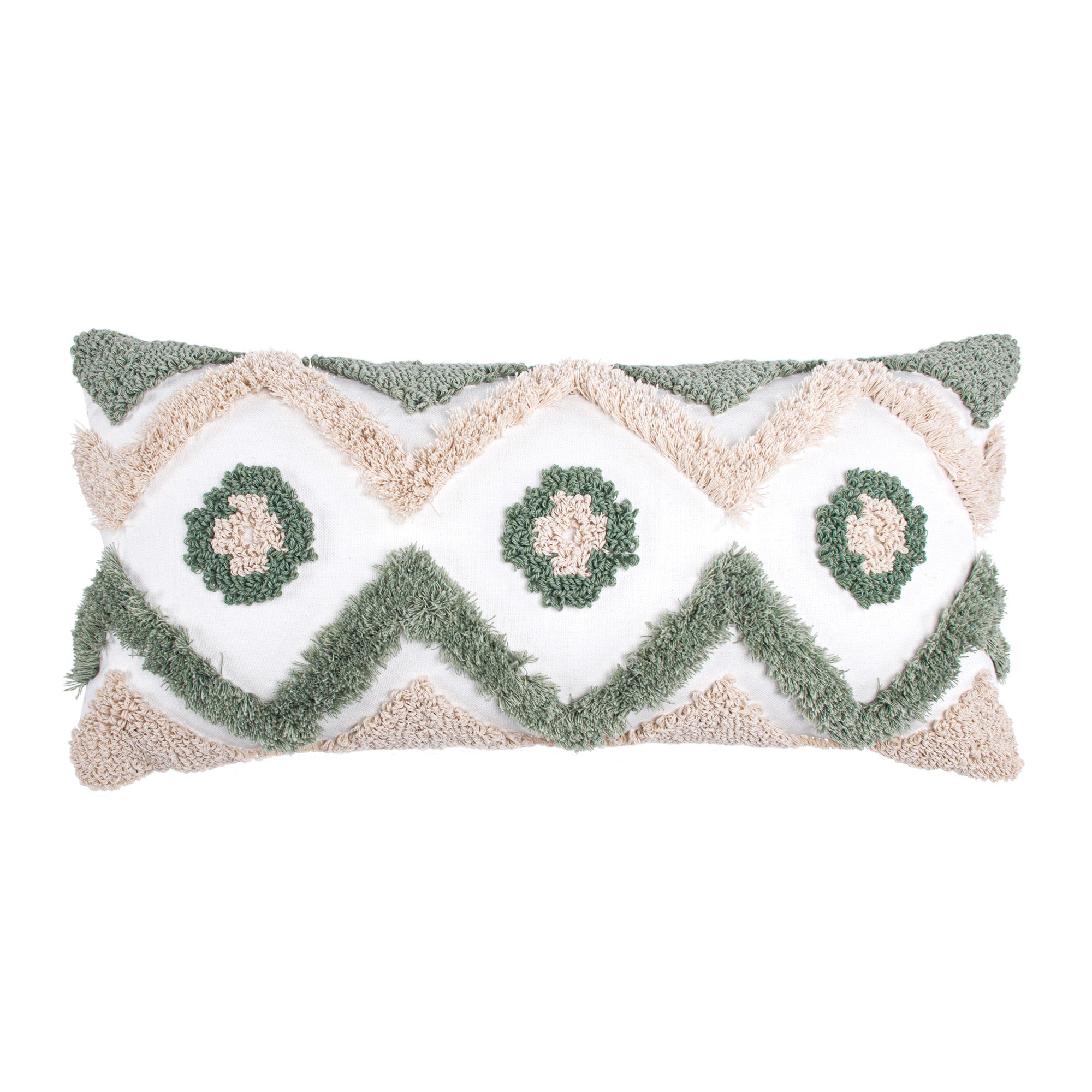 Levtex Home Pickford Green Tufted Pillow Decorative Pillows