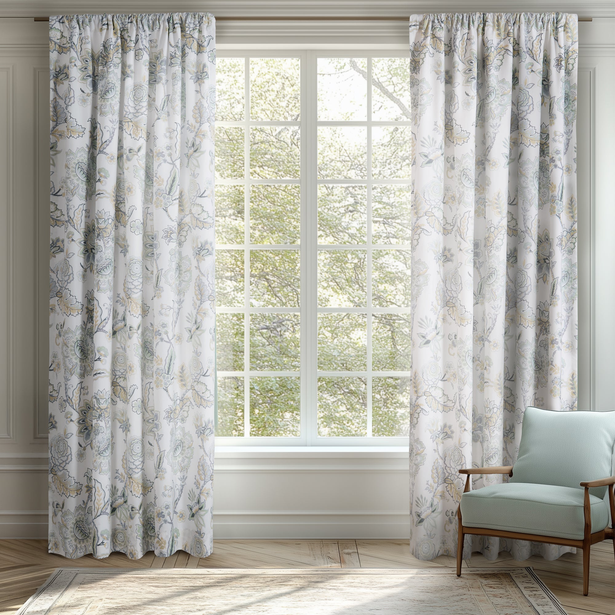 Ophelia Blush Drapes Set of 2