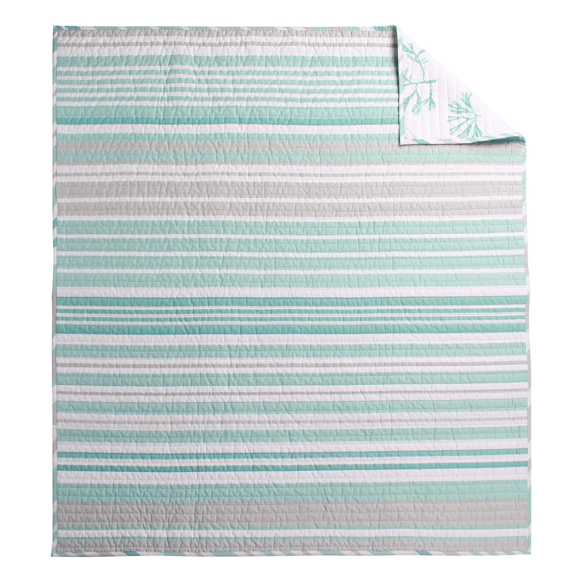 Levtex Home Truro Stripe Quilted Throw Throws