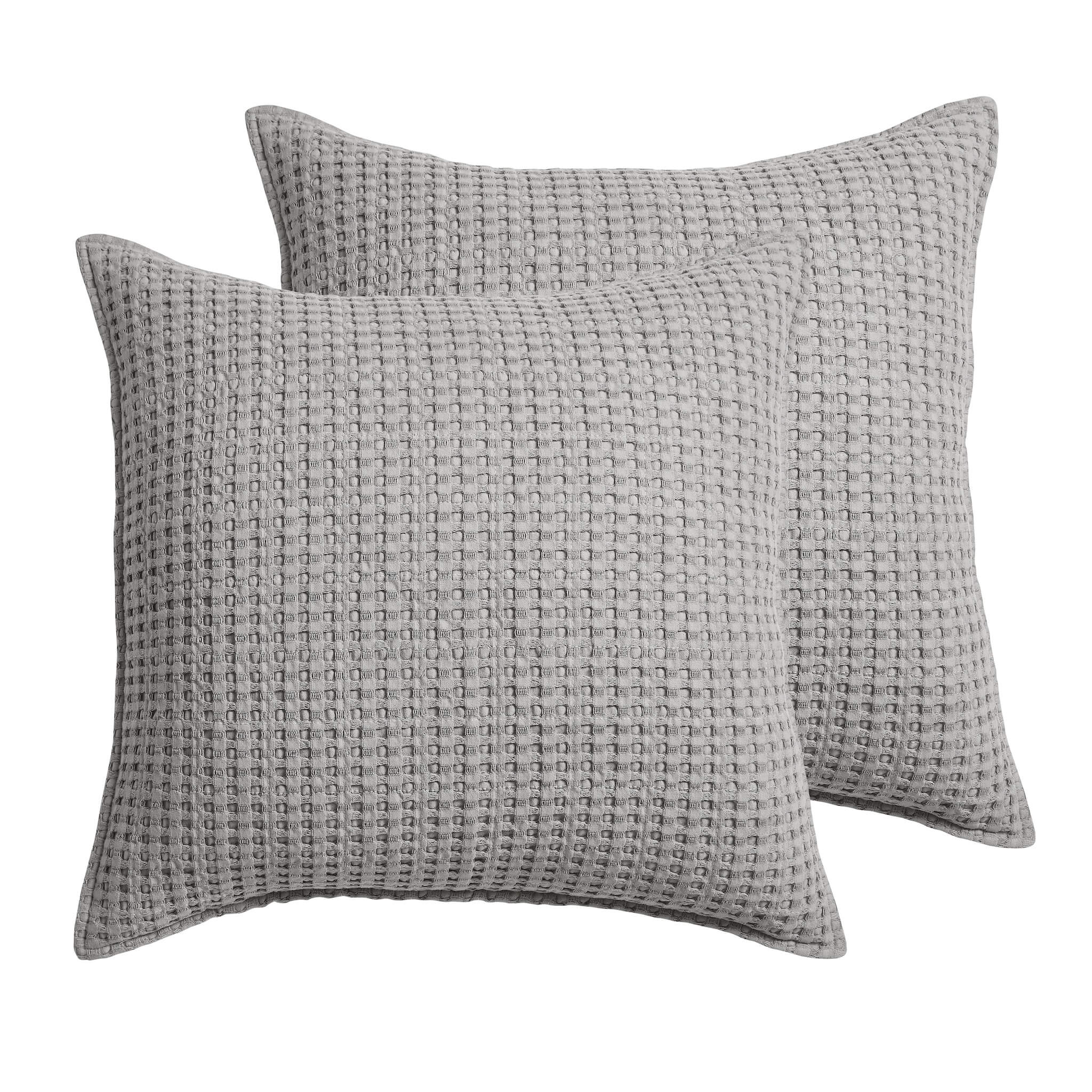 Levtex Home Mills Waffle Euro Sham Set of 2 Euro Shams
