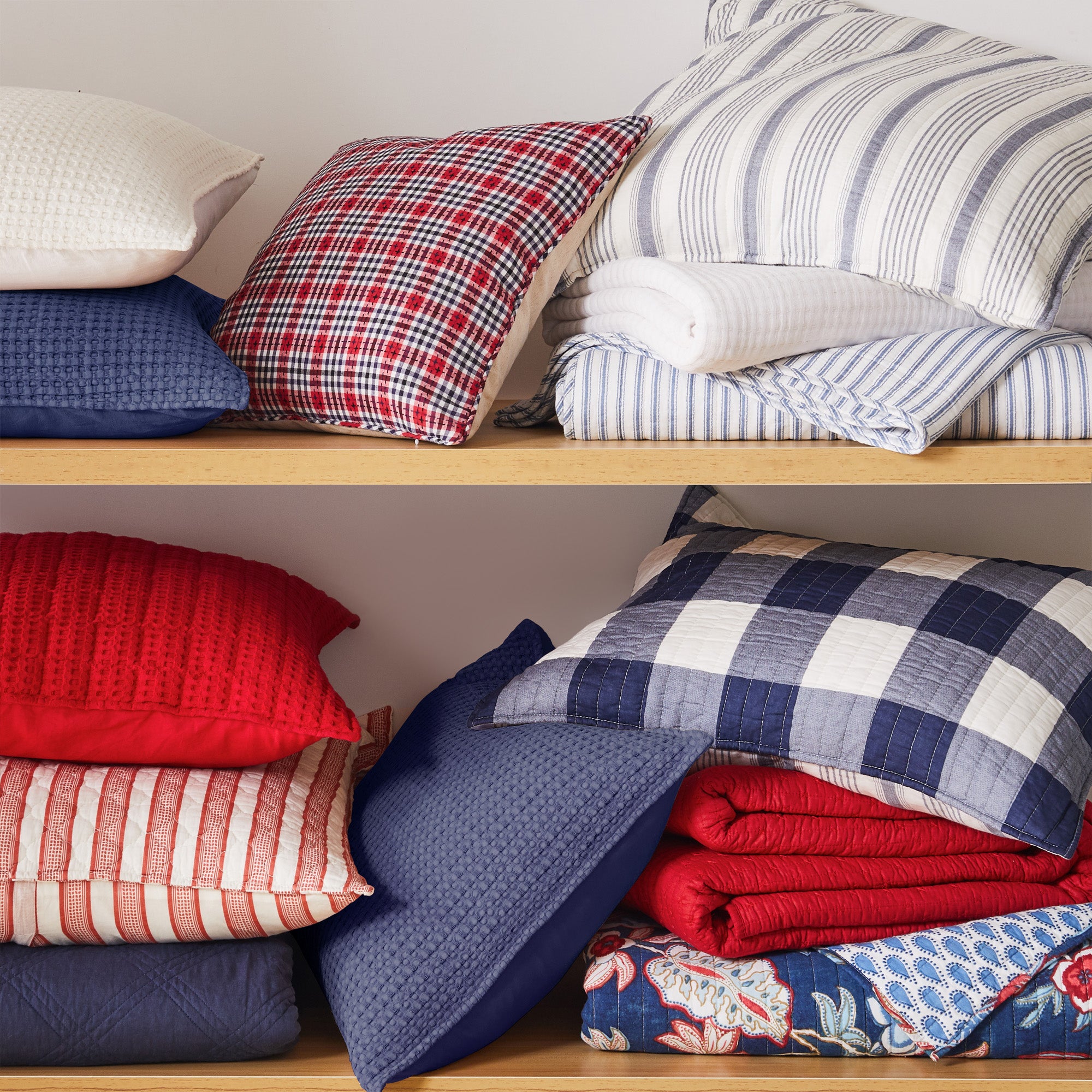 Levtex Home Mills Waffle Square Pillow Decorative Pillows