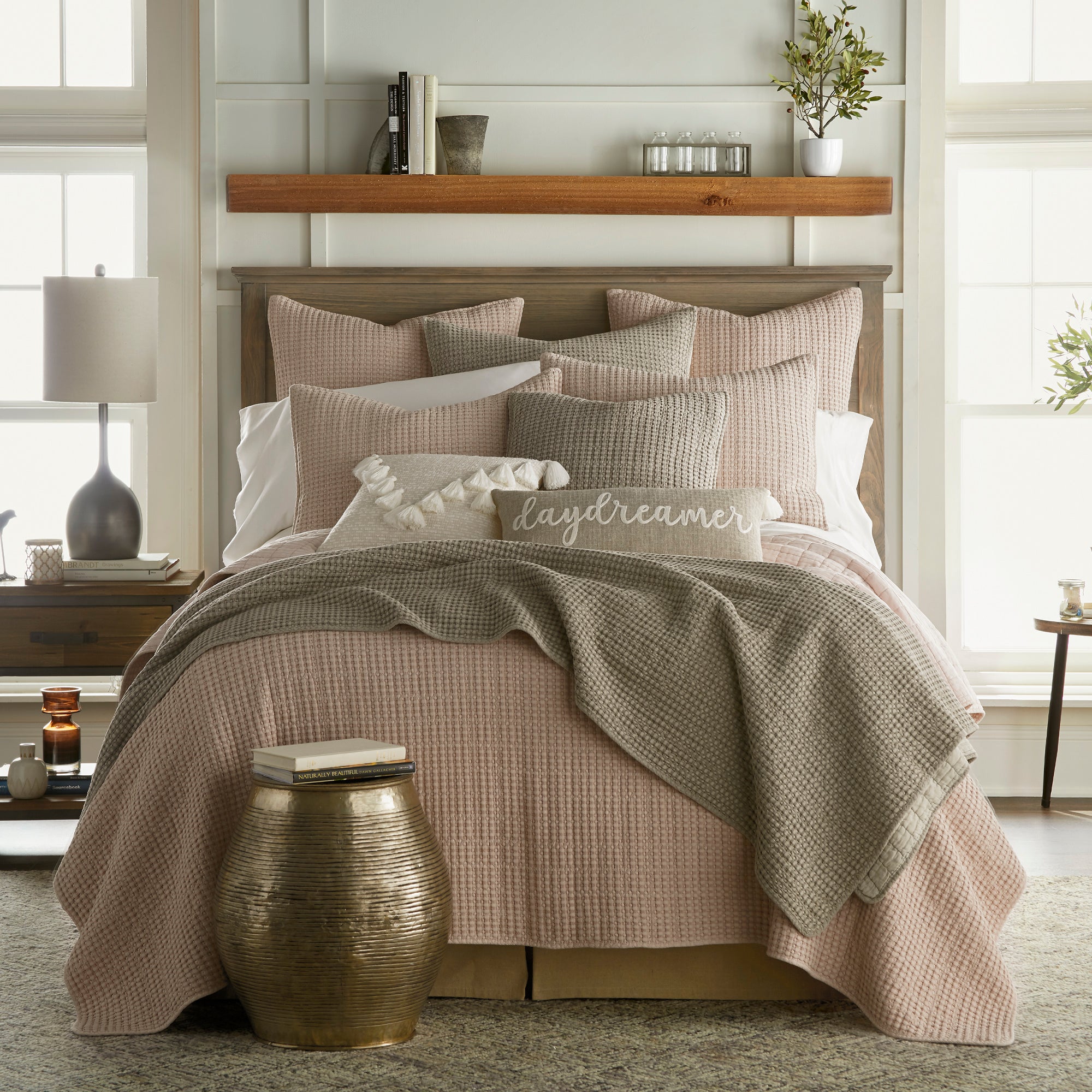 Mills Waffle Quilt Set