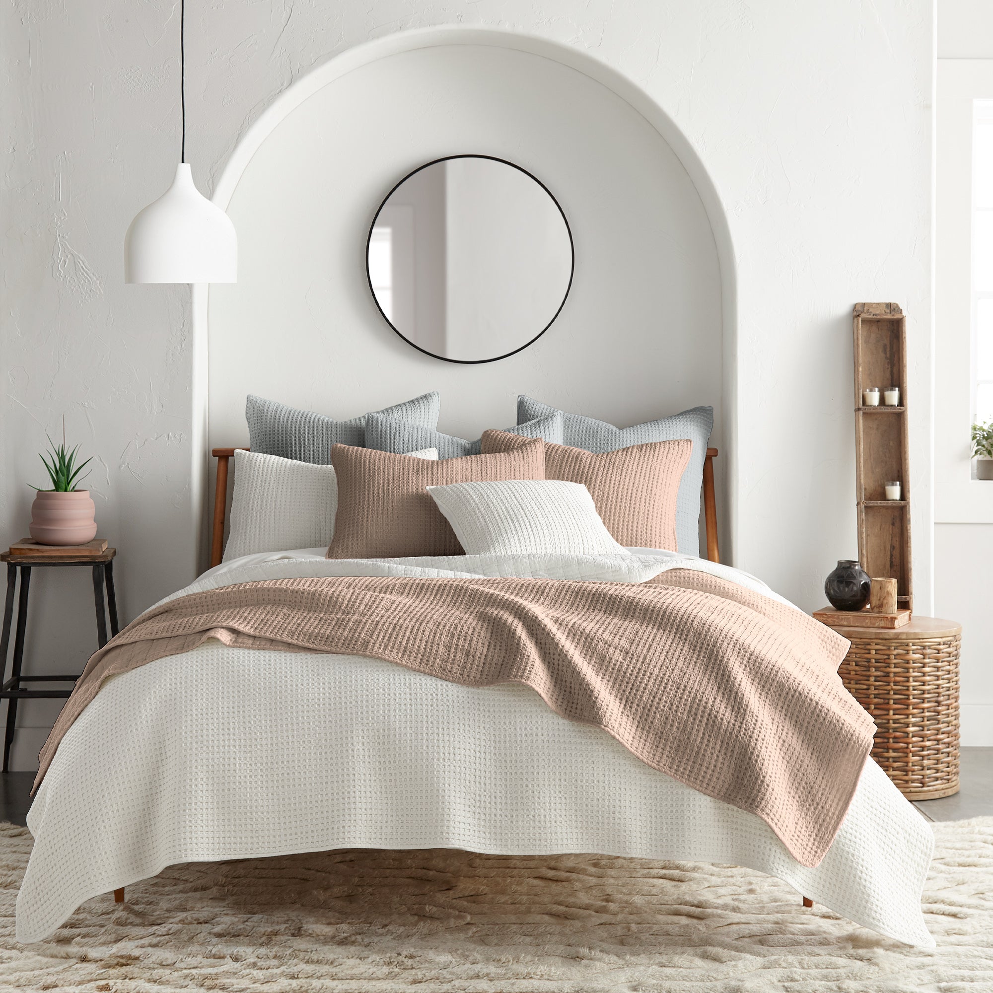 Mills Waffle Quilt Set
