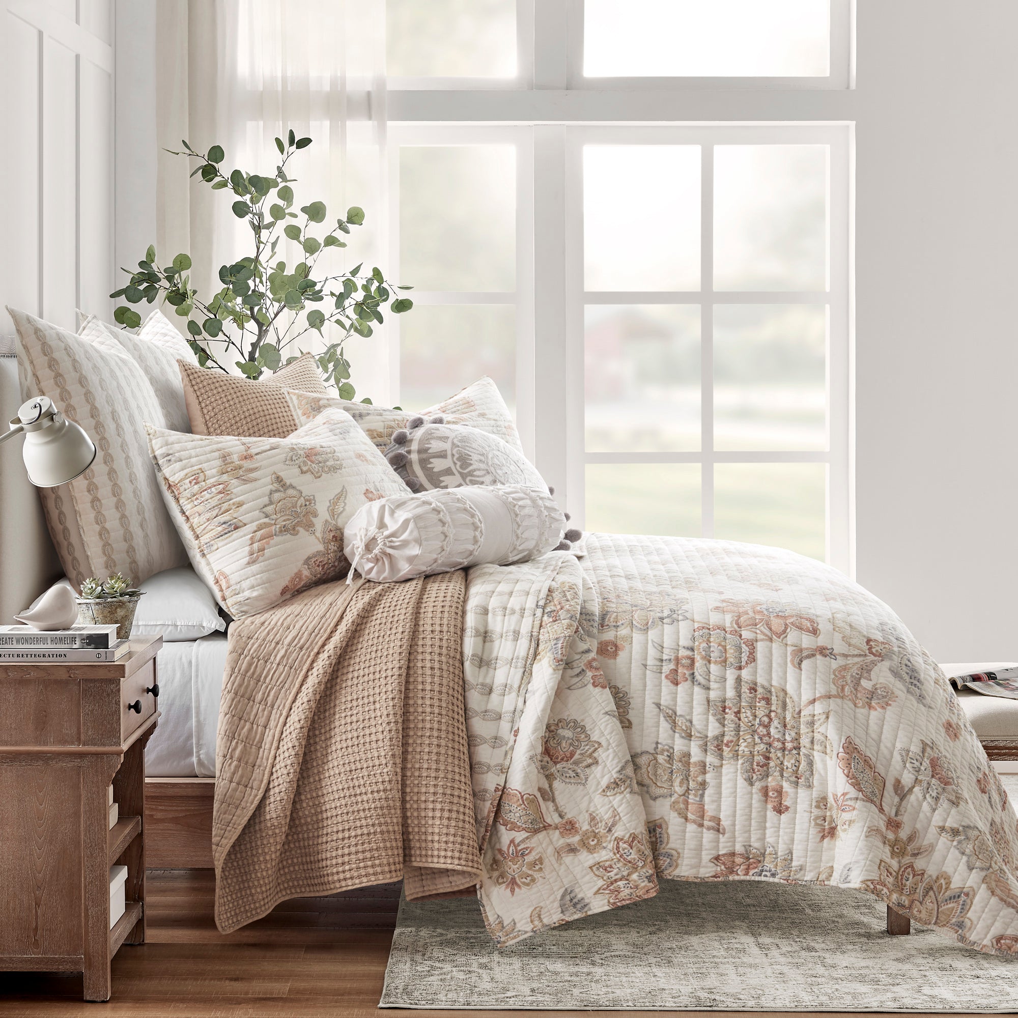 Mills Waffle Quilt Set