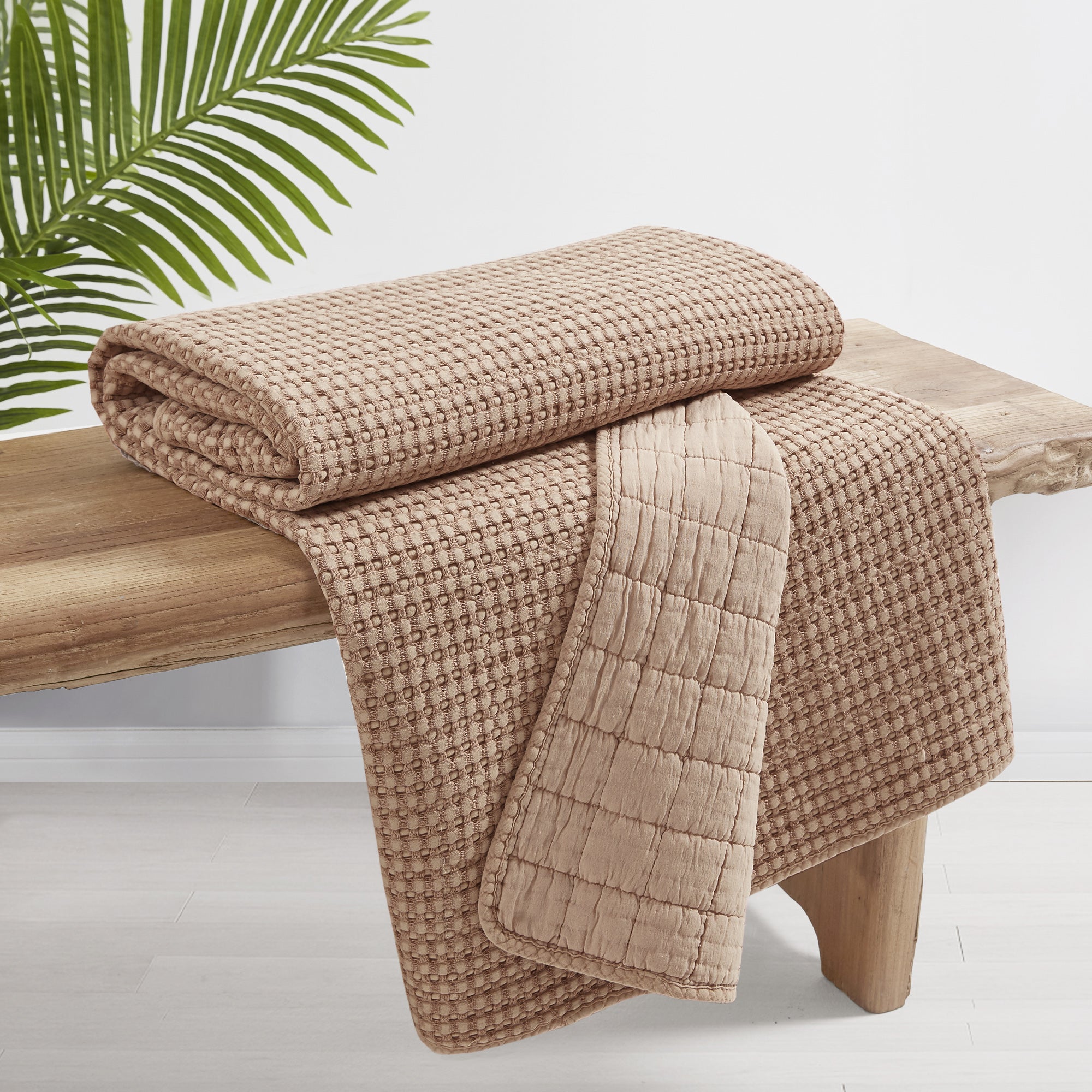 Levtex Home Mills Waffle Quilted Throw Throws