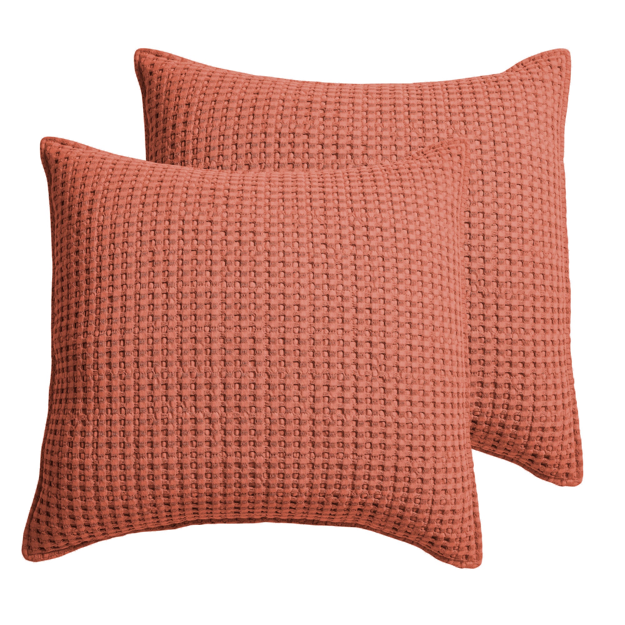 Levtex Home Mills Waffle Euro Sham Set of 2 Euro Shams
