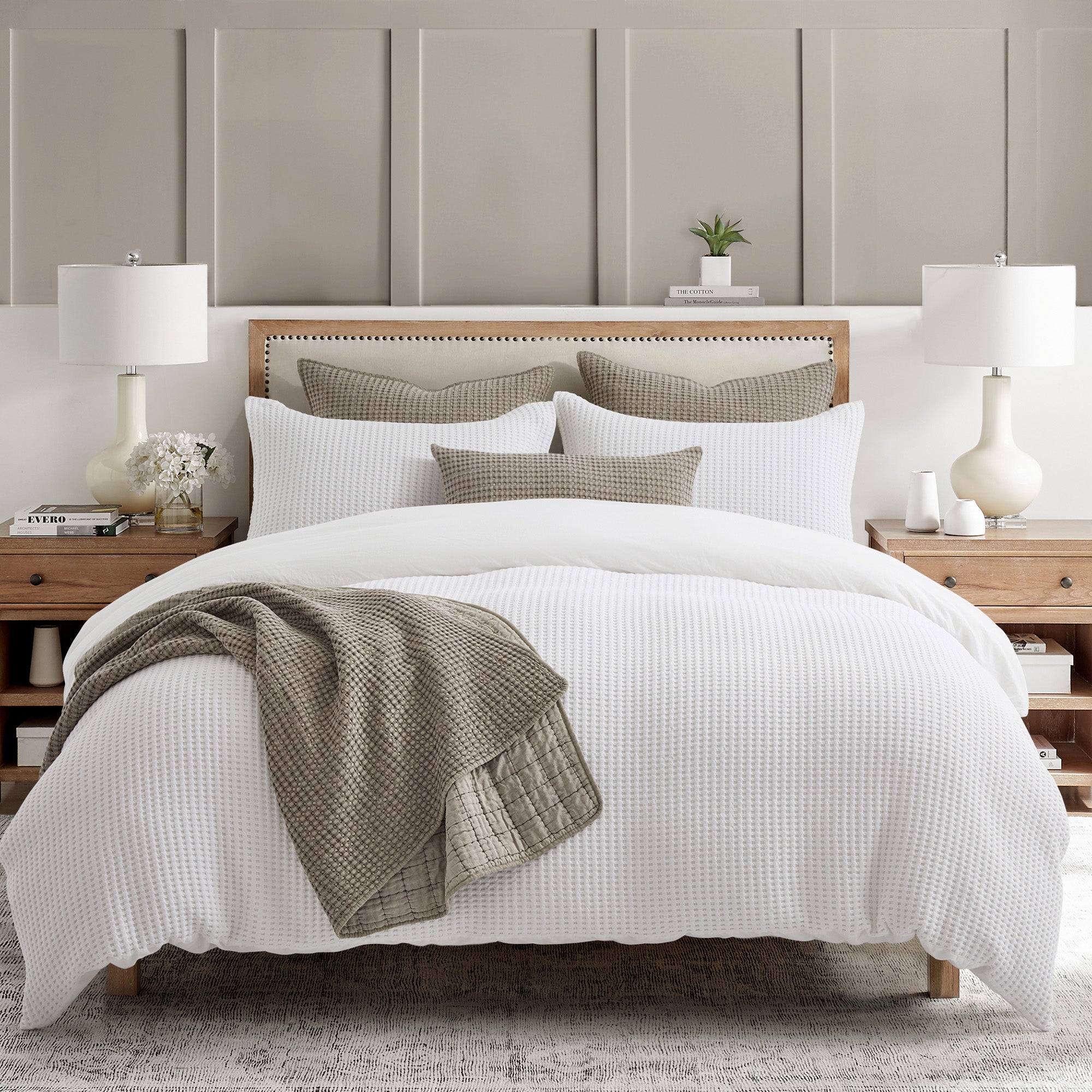 Levtex Home Mills Waffle Duvet Cover Set Duvets
