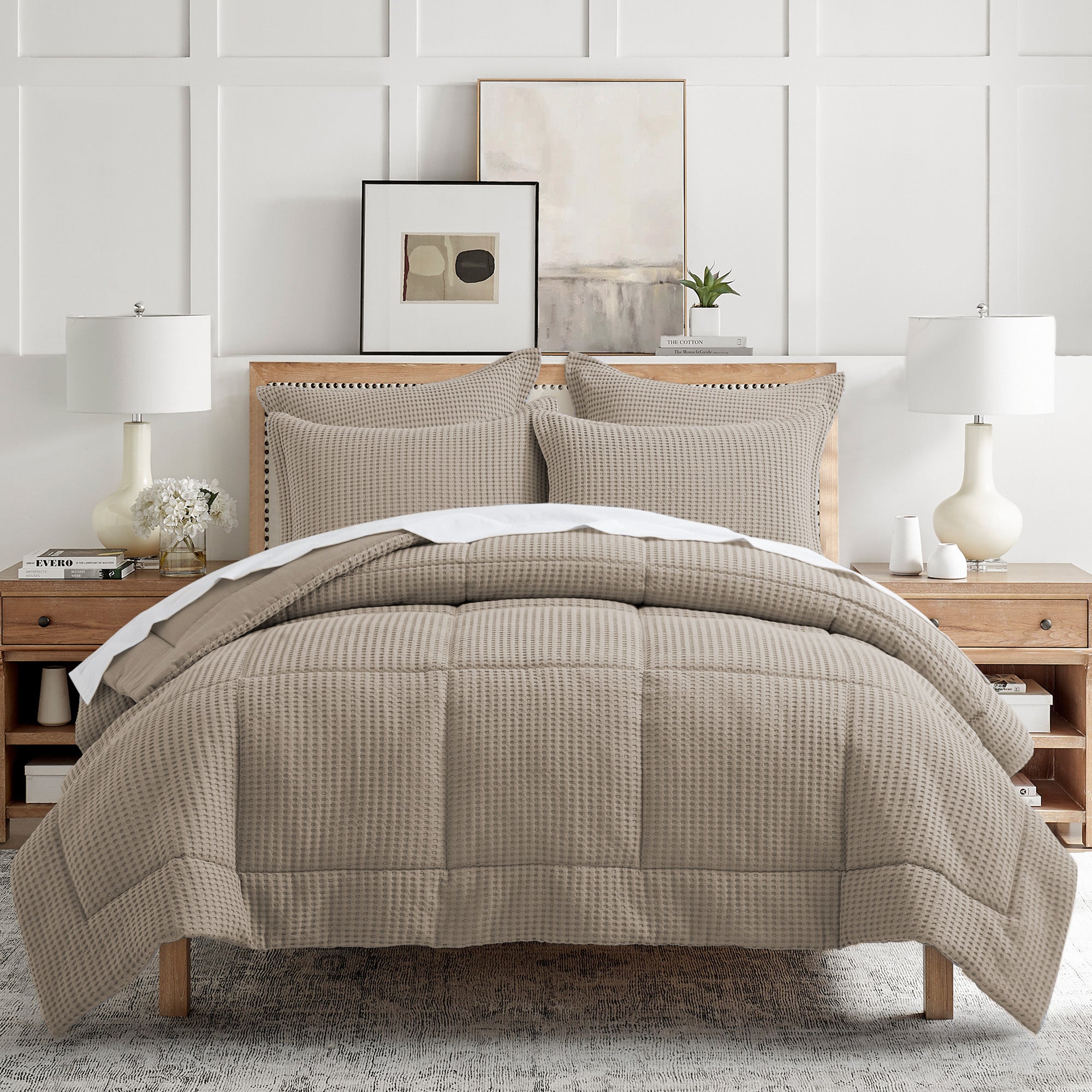 Levtex Home Mills Waffle Euro Sham Set of 2 Euro Shams