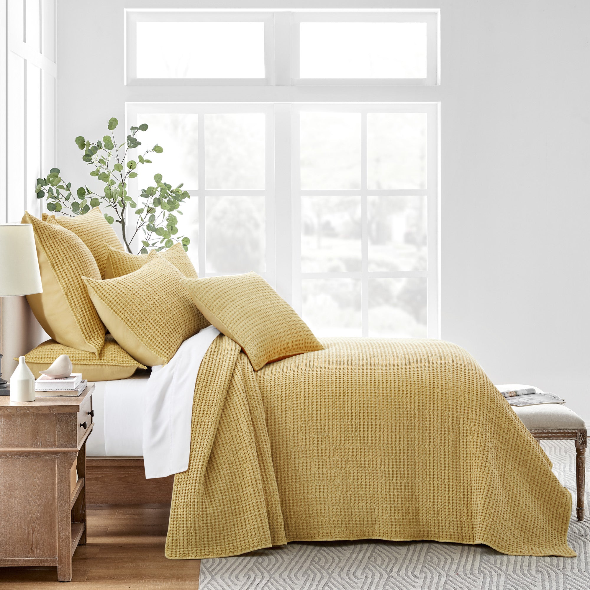 Levtex Home Mills Waffle Bedspread Set Quilts