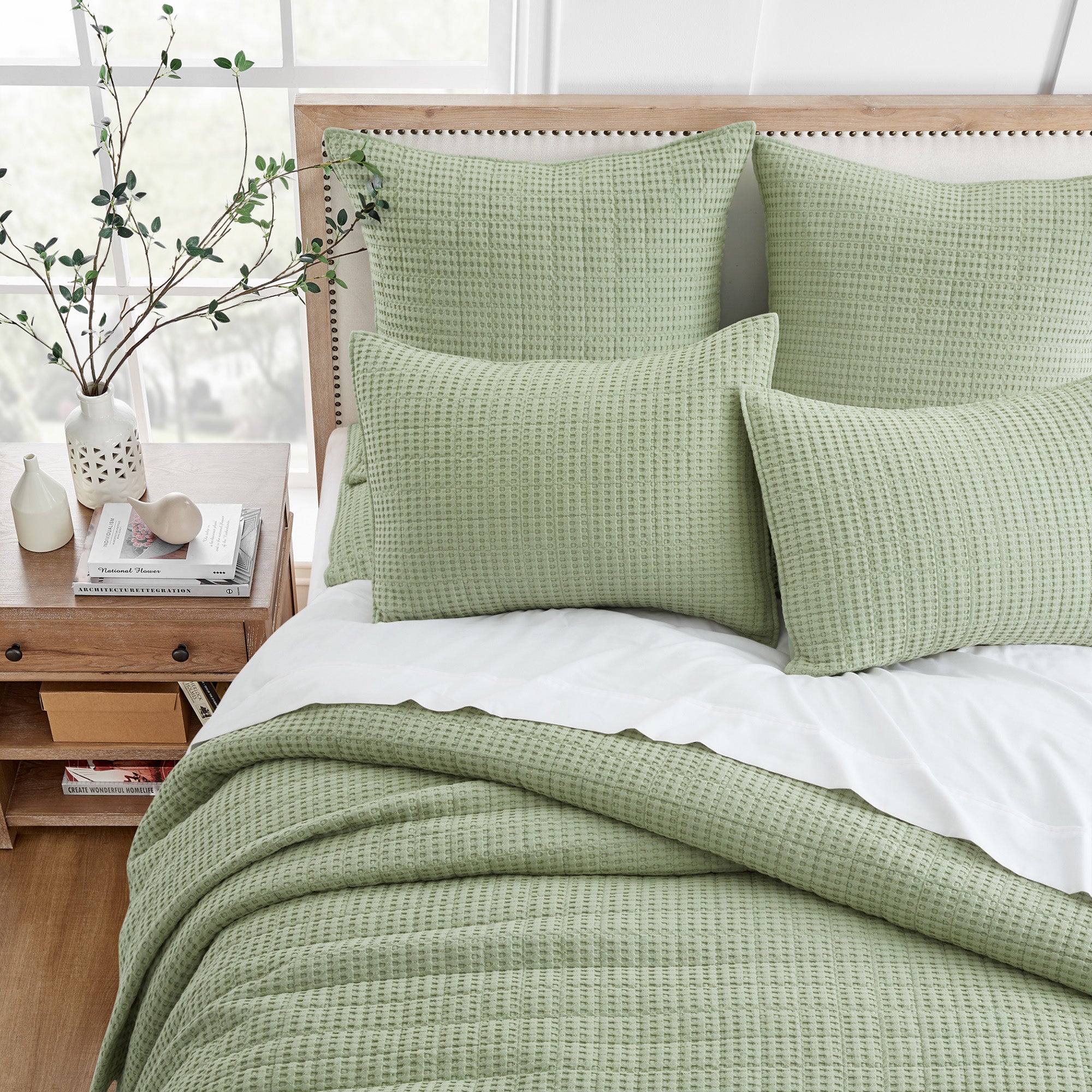 Levtex Home Mills Waffle Bedspread Set Quilts