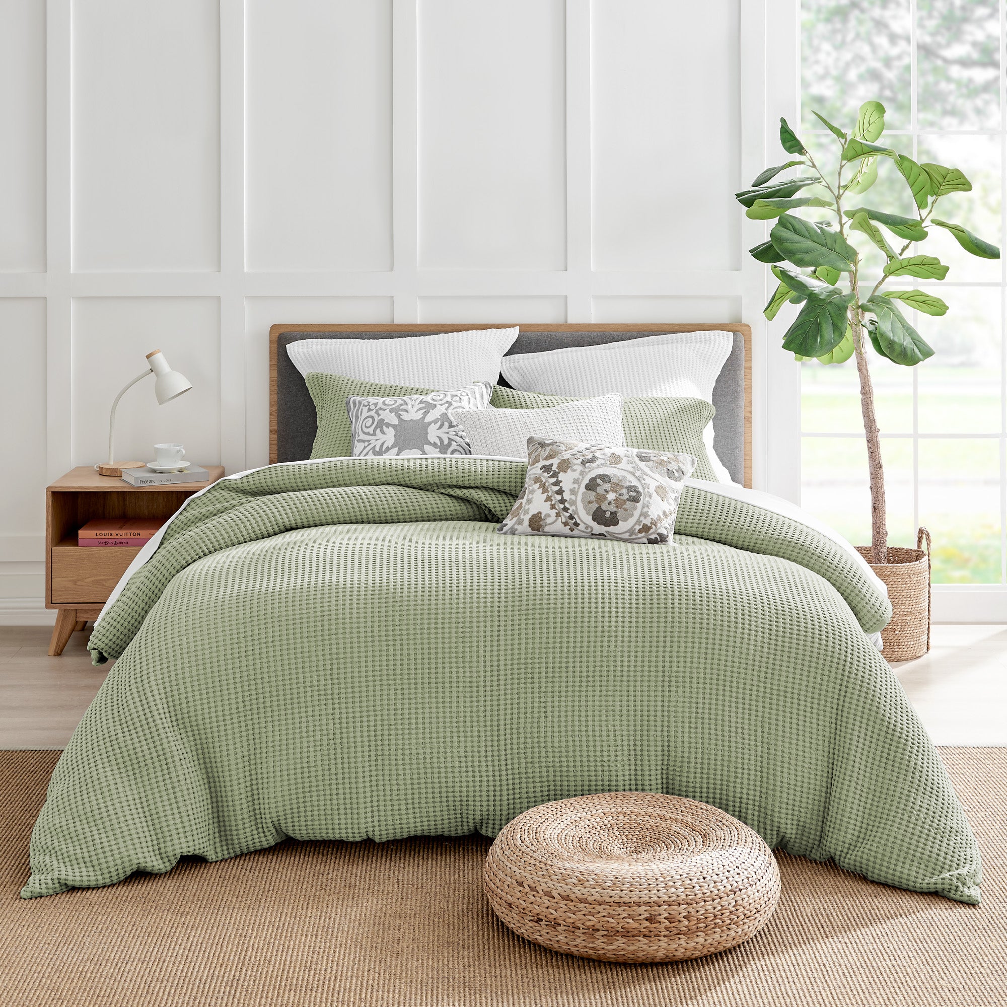 Levtex Home Mills Waffle Duvet Cover Set Duvets