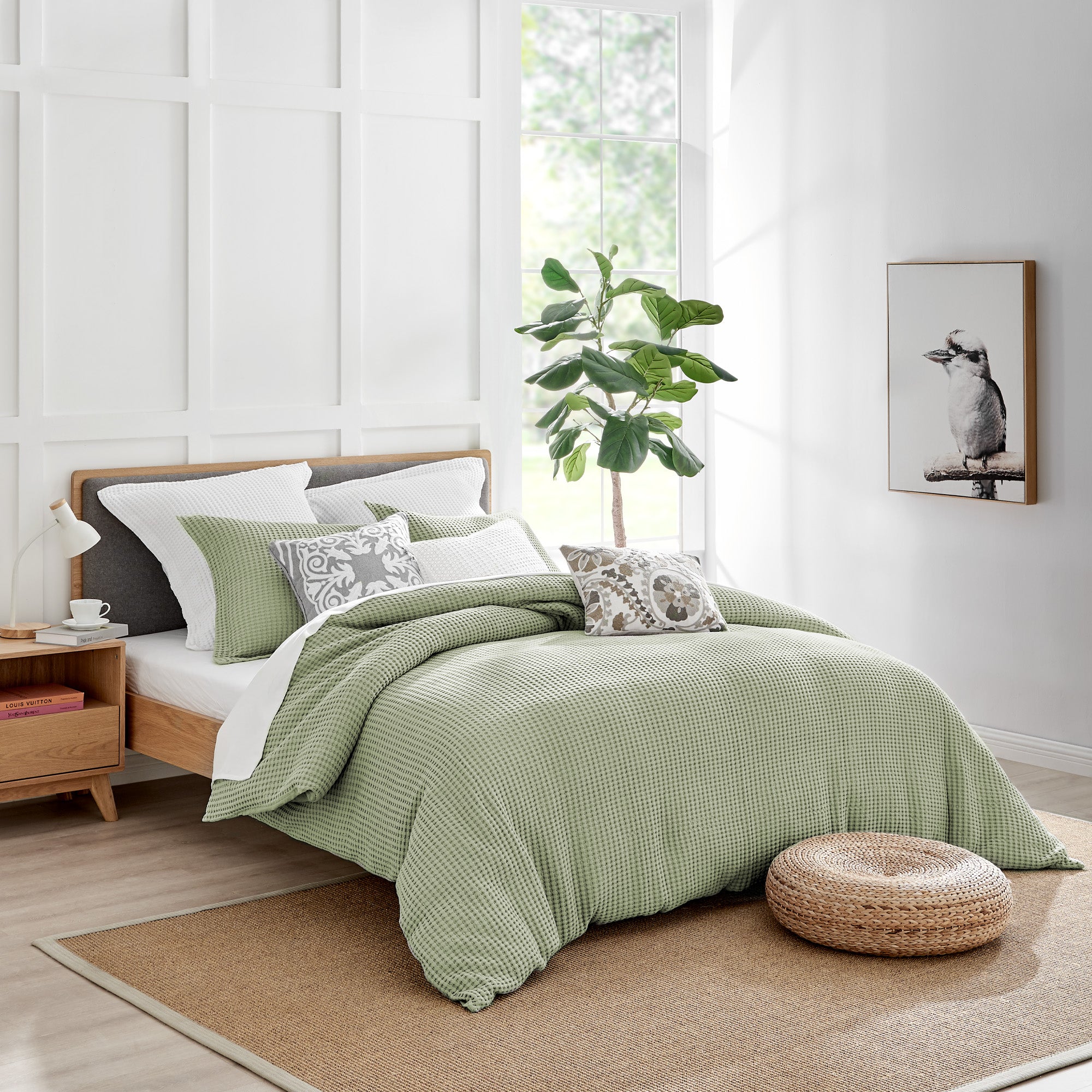 Levtex Home Mills Waffle Duvet Cover Set Duvets