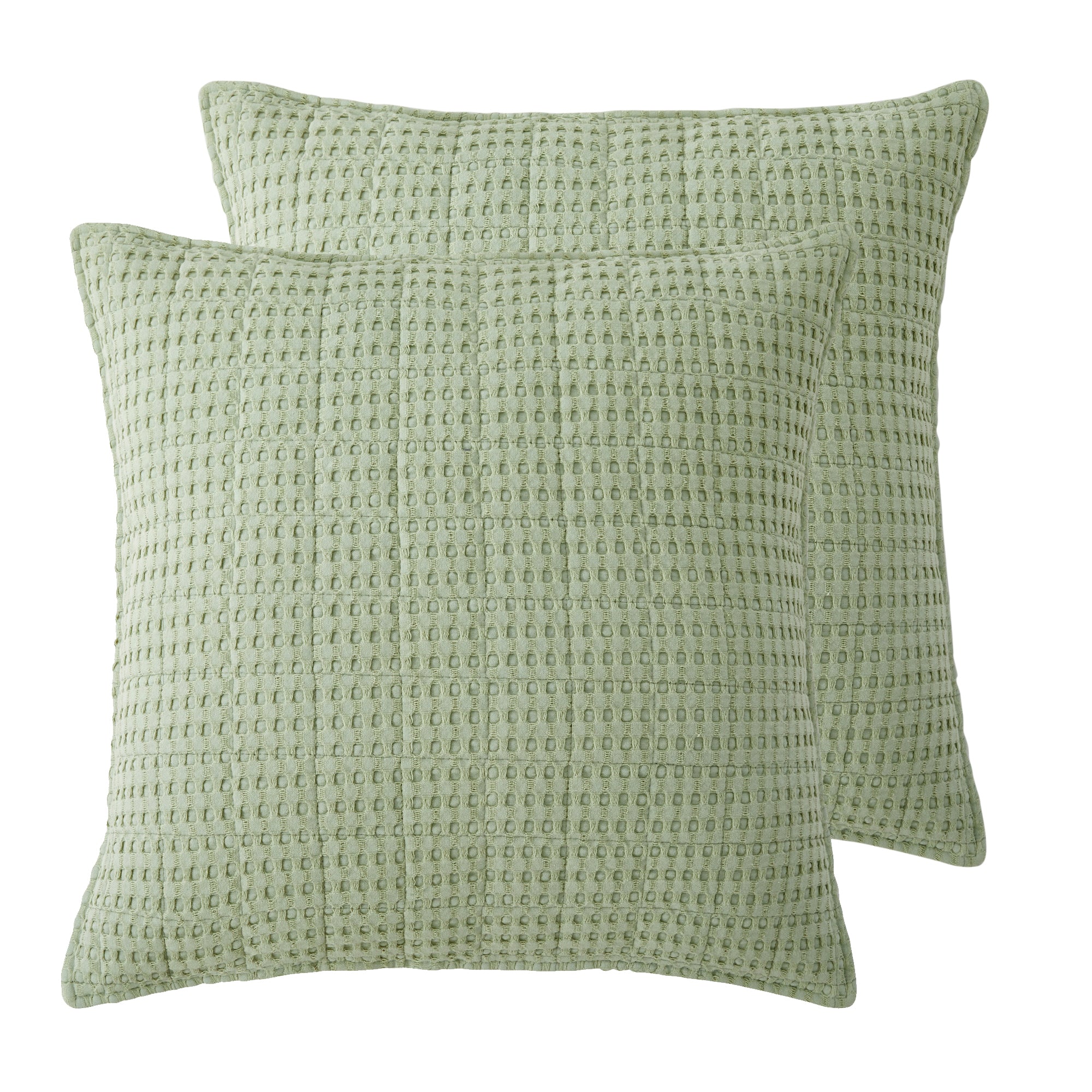 Levtex Home Mills Waffle Euro Sham Set of 2 Euro Shams