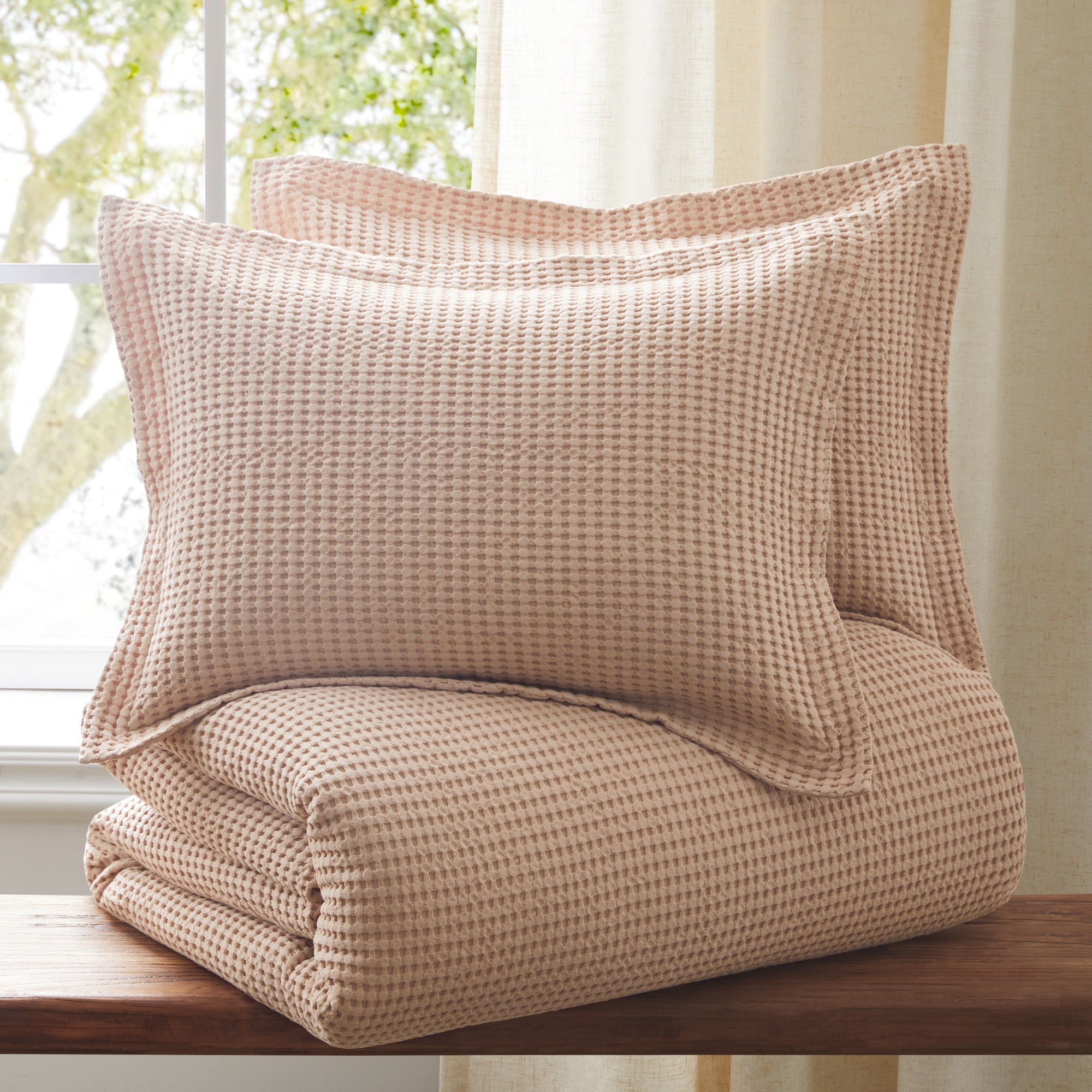Levtex Home Mills Waffle Duvet Cover Set Duvets