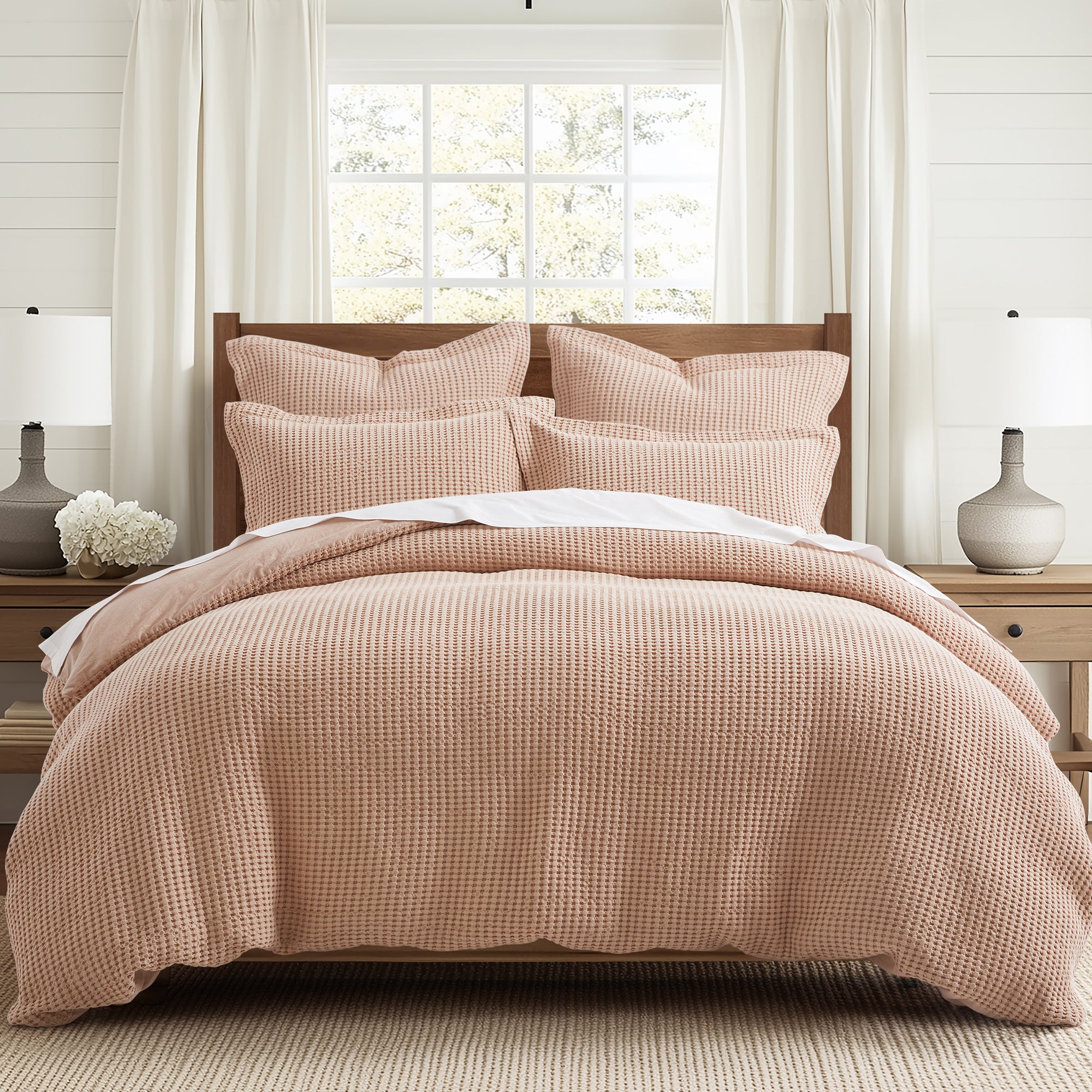 Levtex Home Mills Waffle Euro Sham Set of 2 Euro Shams