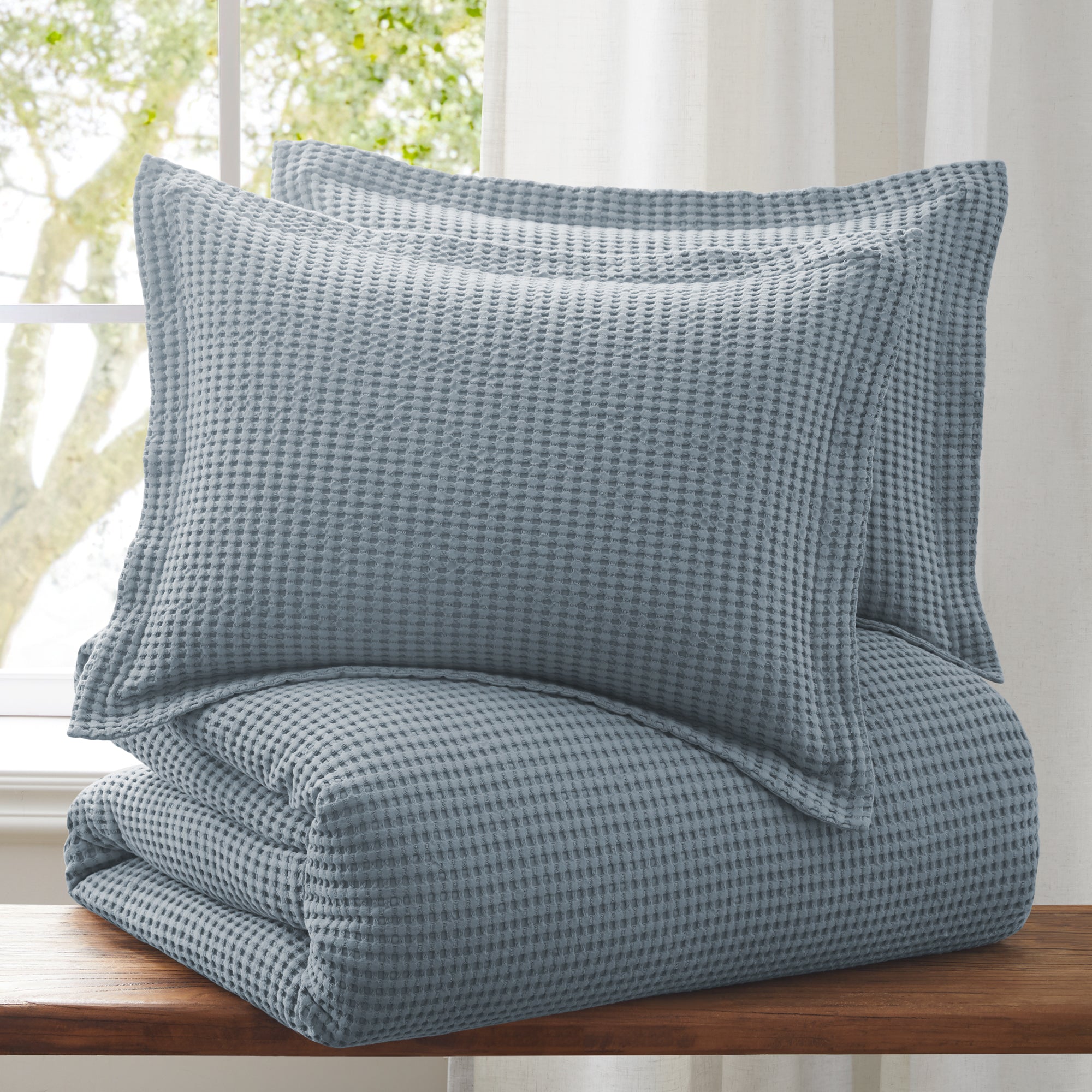 Levtex Home Mills Waffle Duvet Cover Set Duvets