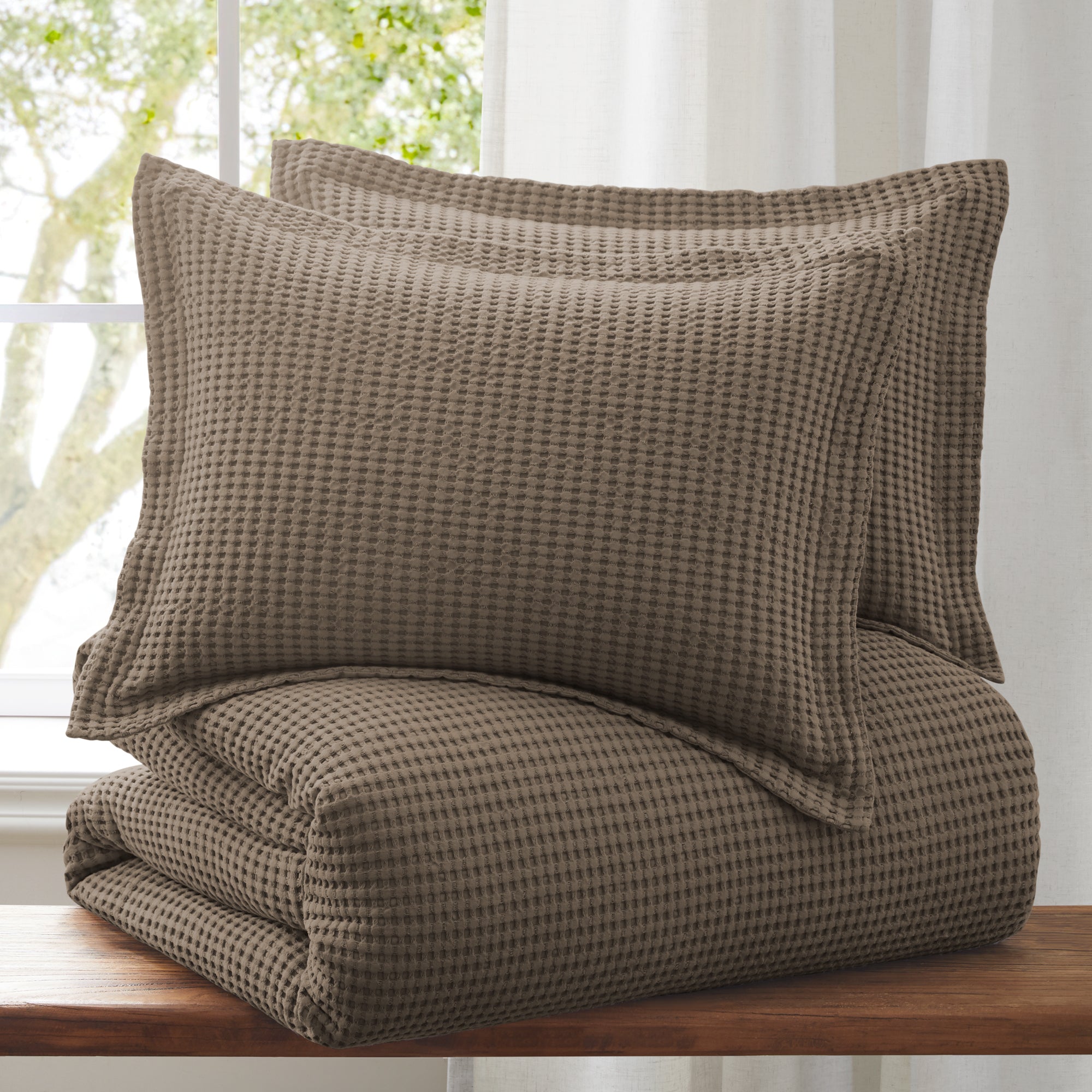 Levtex Home Mills Waffle Duvet Cover Set Duvets