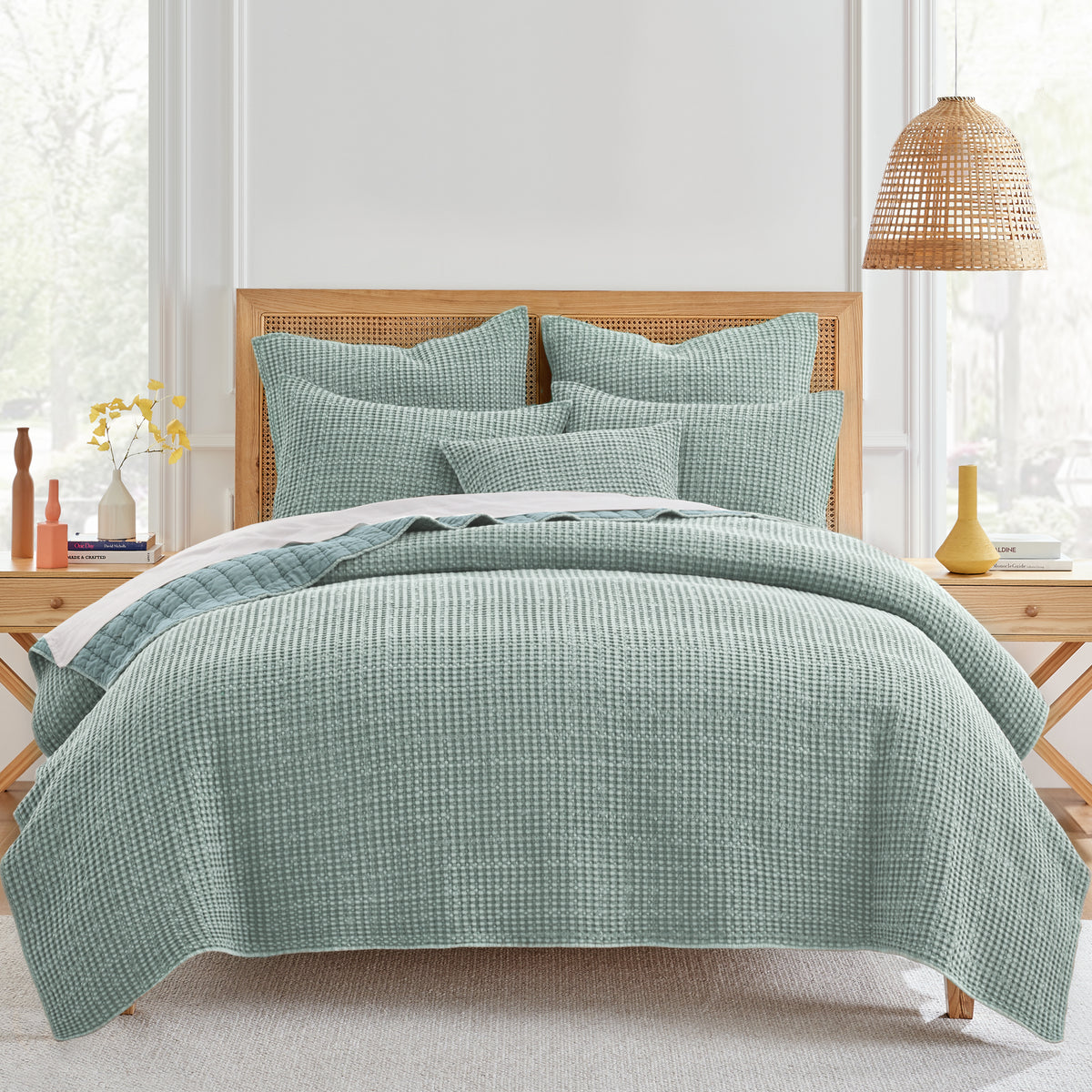 Mills Waffle Quilt Set