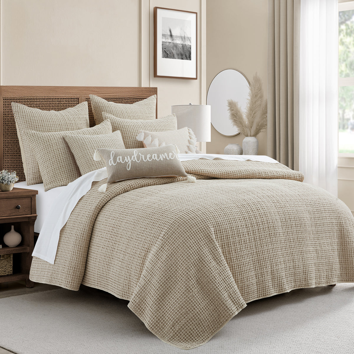 Mills Waffle Quilt Set