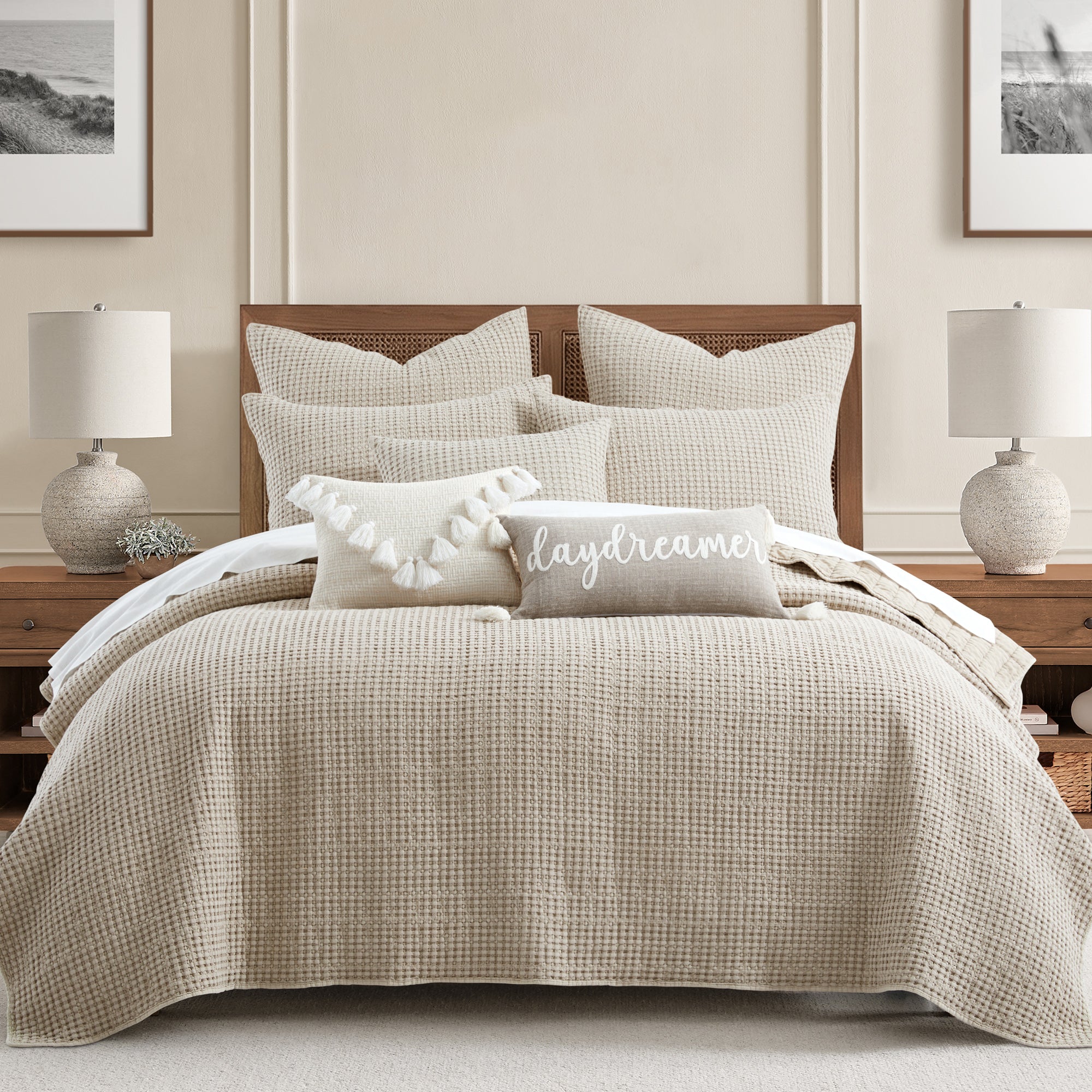 Mills Waffle Quilt Set