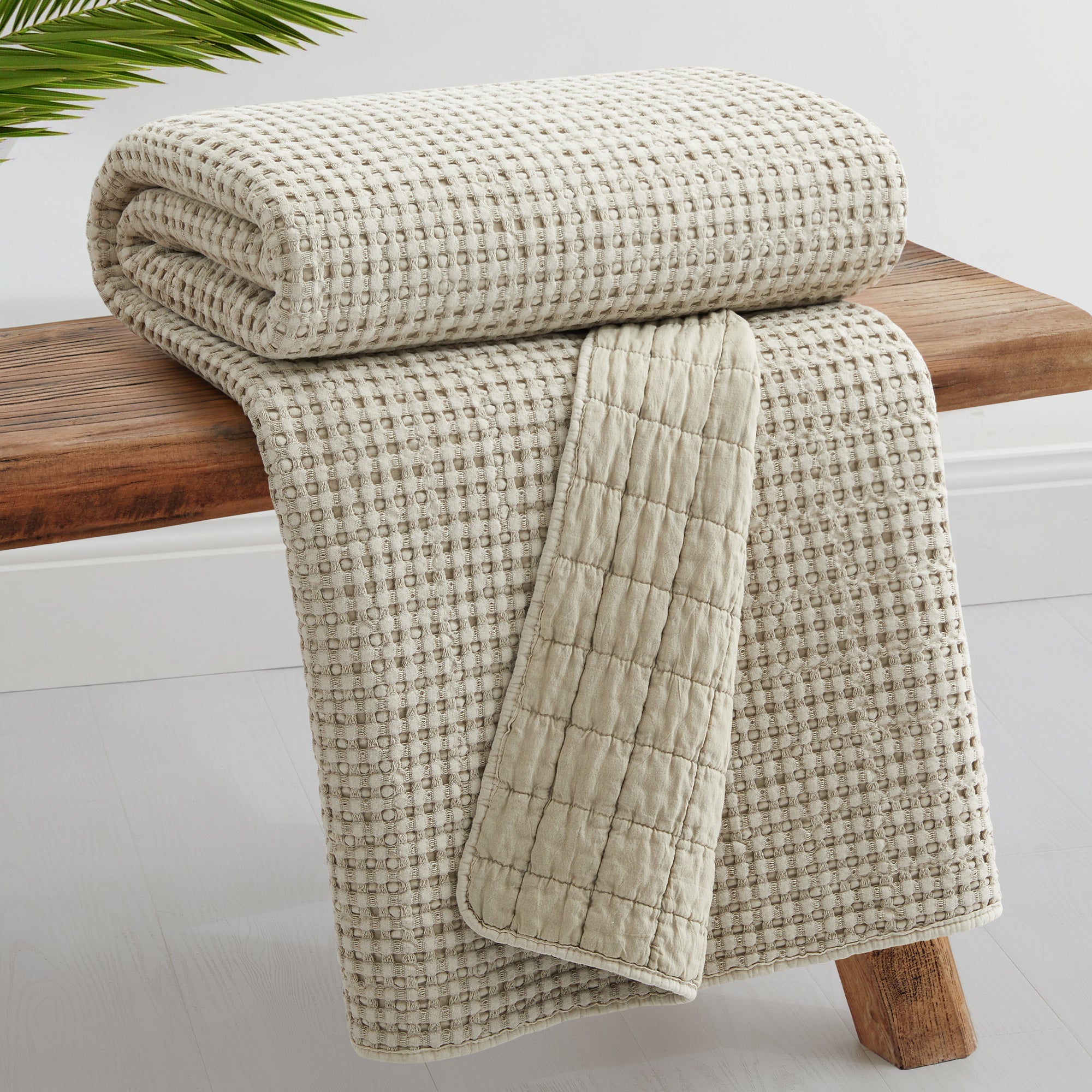 Mills Waffle Quilted Throw