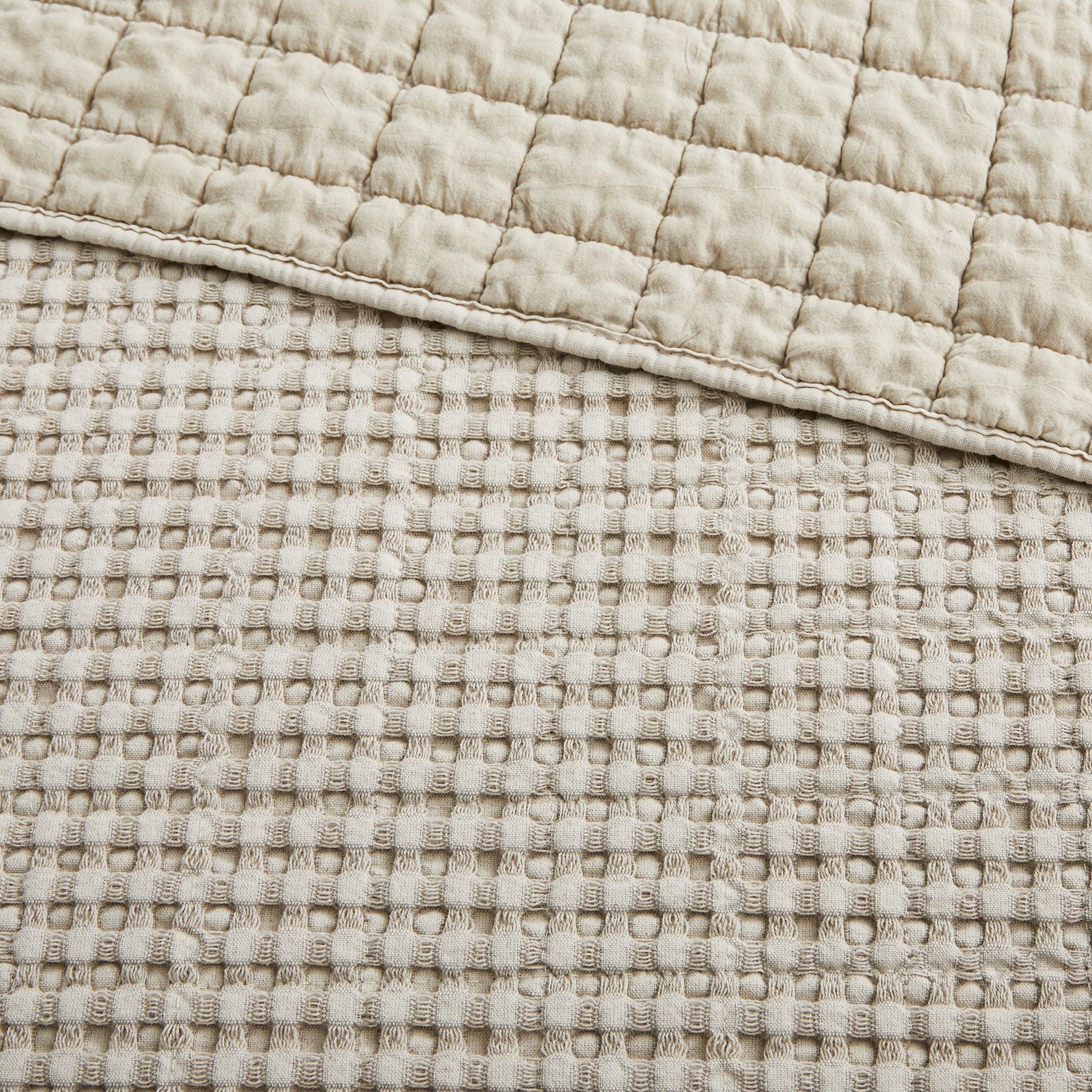 Mills Waffle Quilted Throw