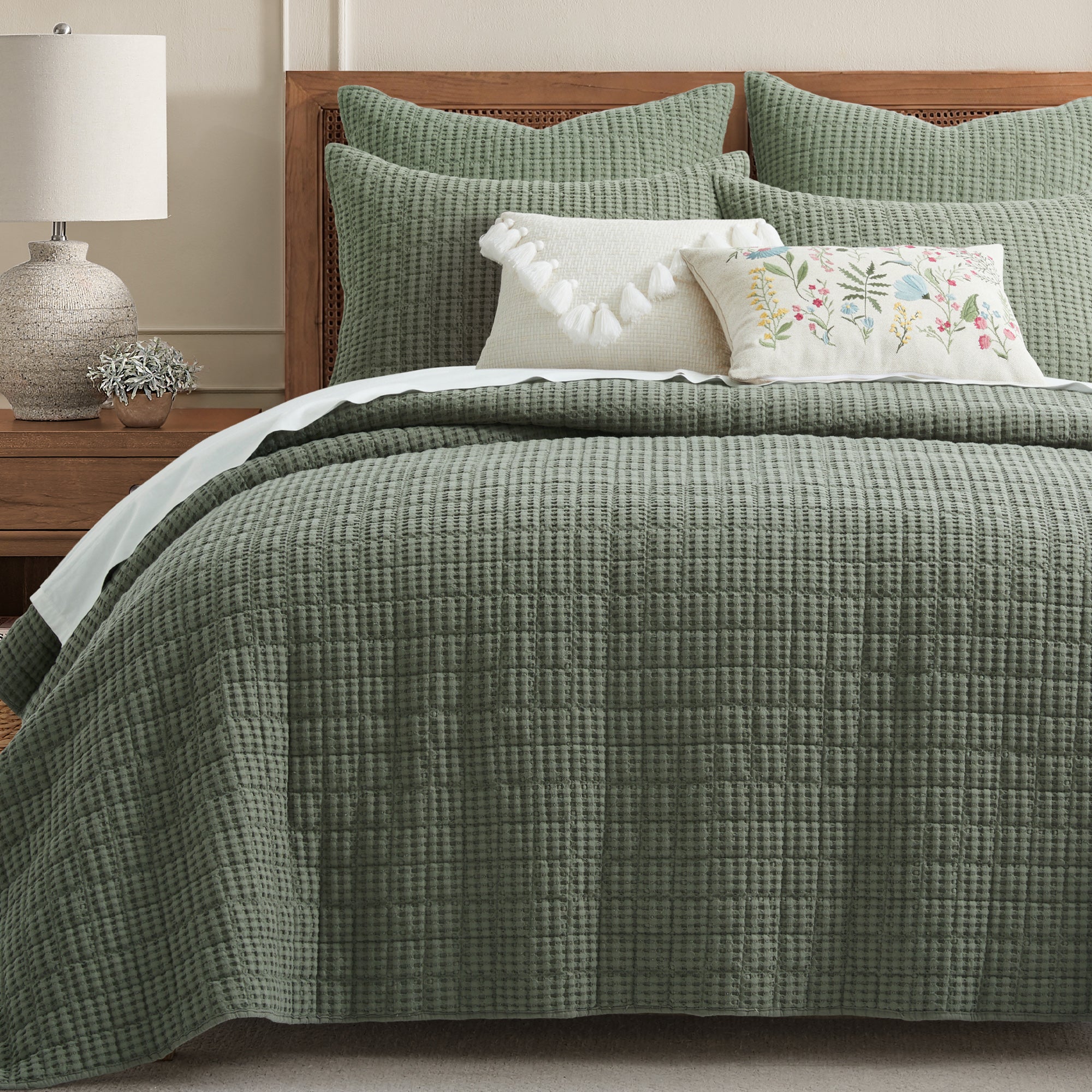 Mills Waffle Euro Sham Set of 2