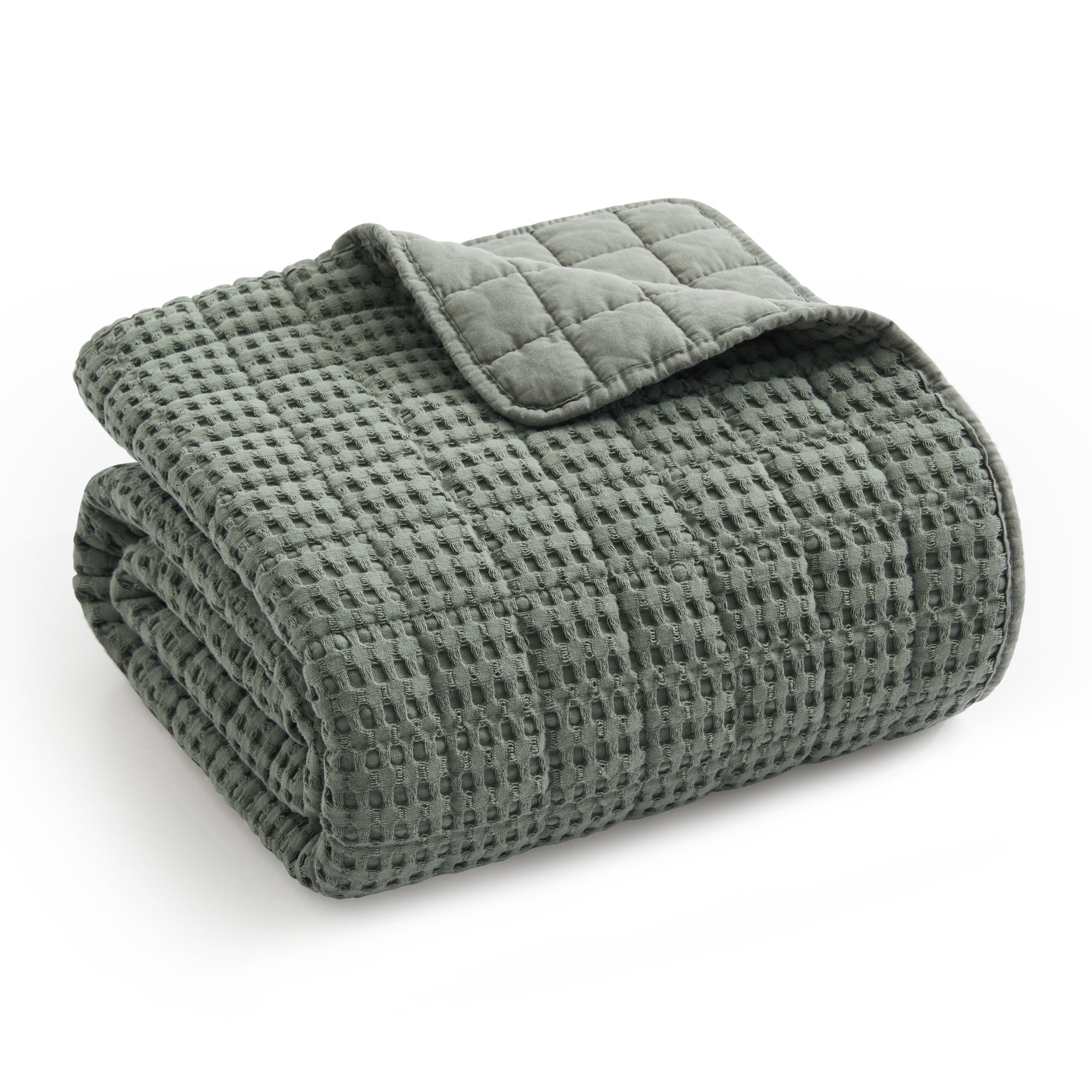 Mills Waffle Quilted Throw