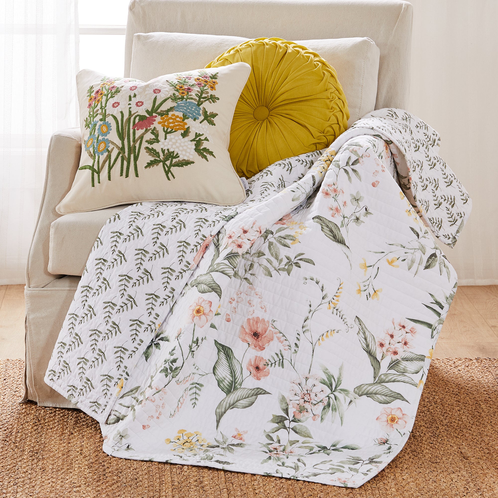 Levtex Home Viviana Quilted Throw Throws