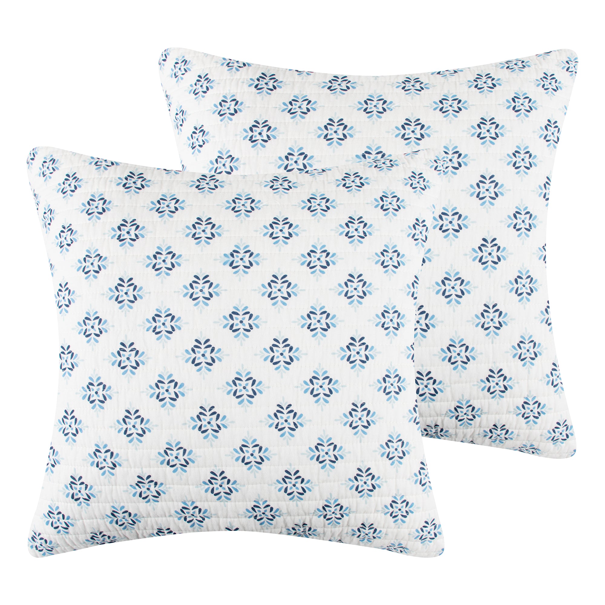 Levtex Home Laure Indigo Euro Sham Set of 2 Euro Shams