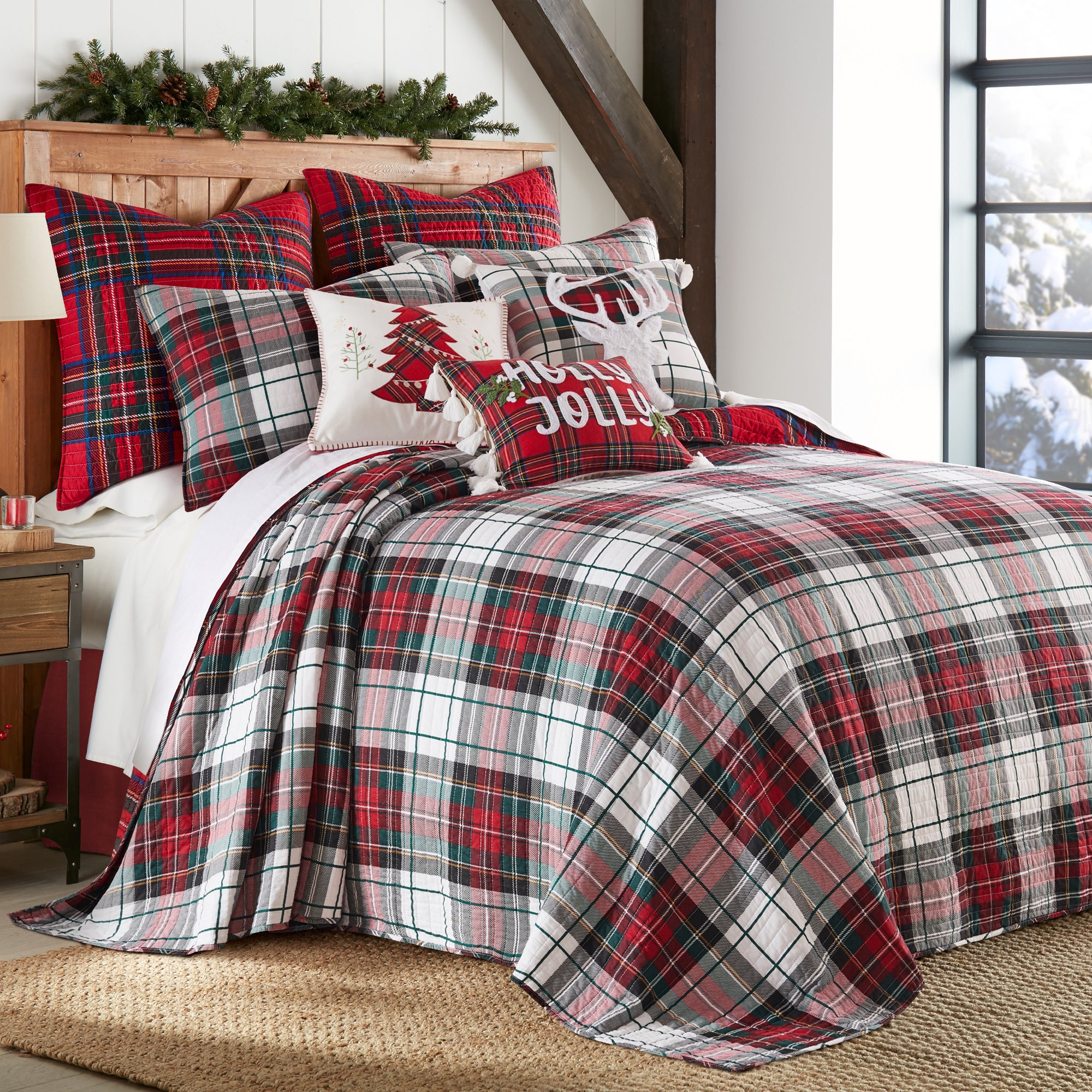 Levtex Home Spencer Plaid Bedspread Bedspreads
