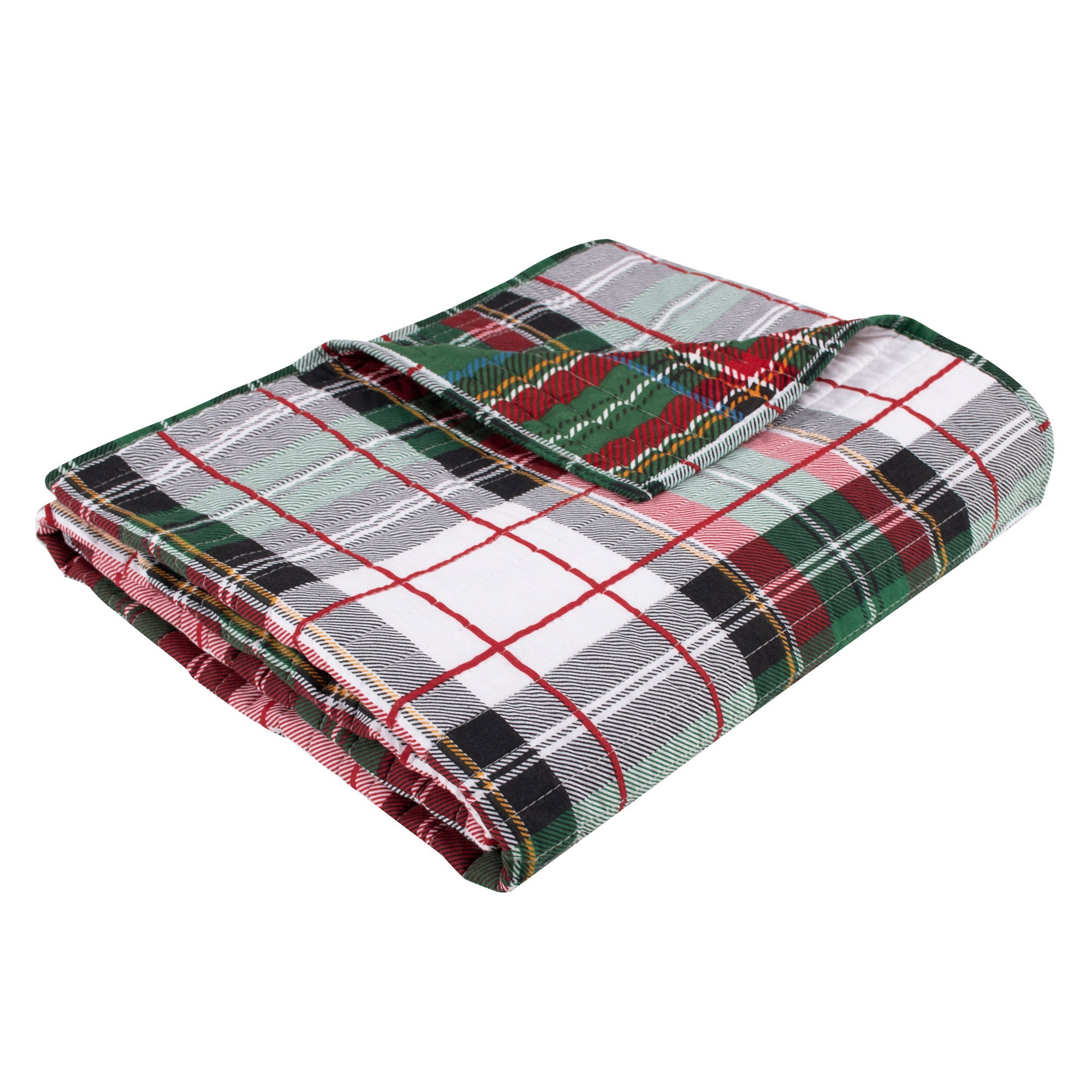 Levtex Home Spencer Plaid Quilted Throw Throws