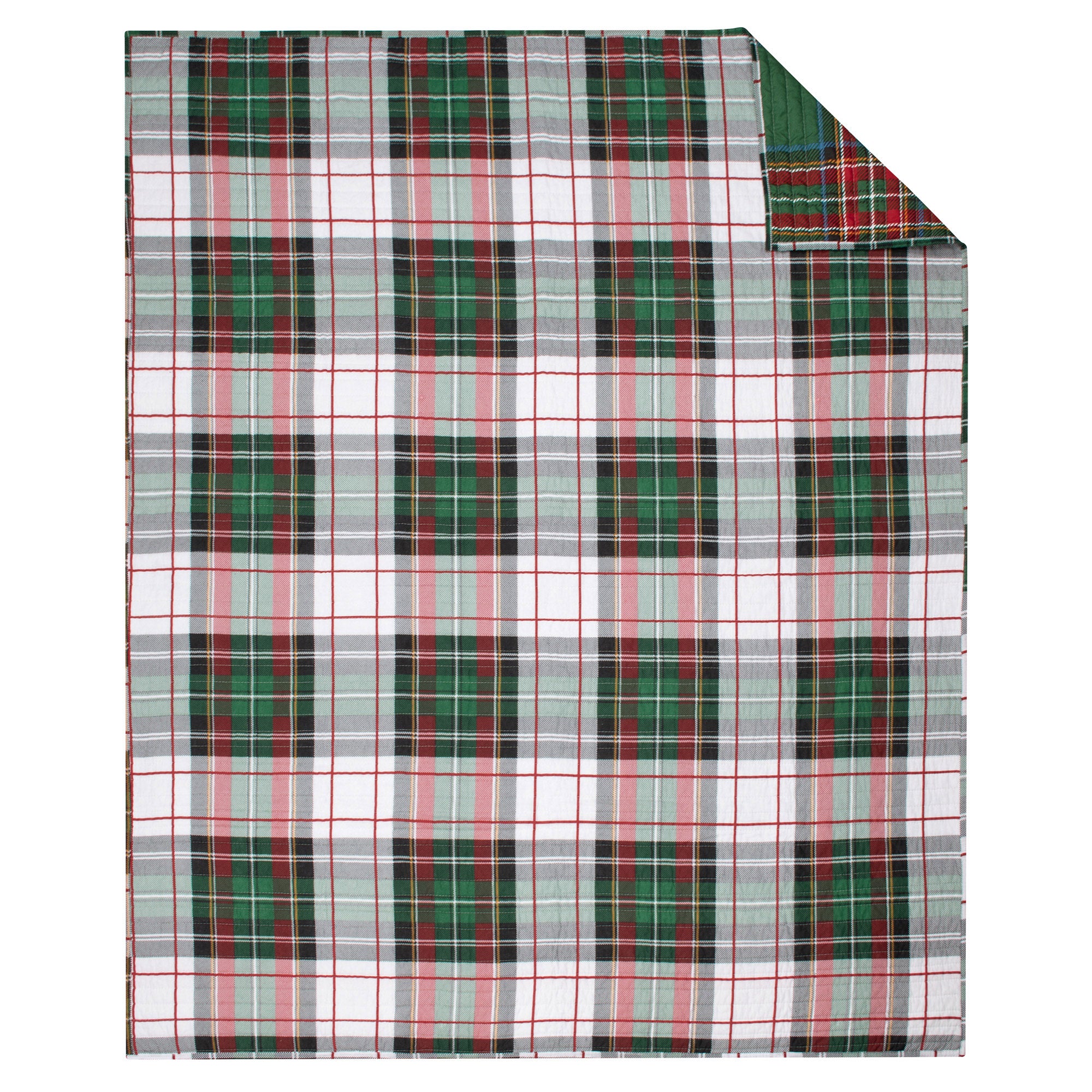 Levtex Home Spencer Plaid Quilted Throw Throws