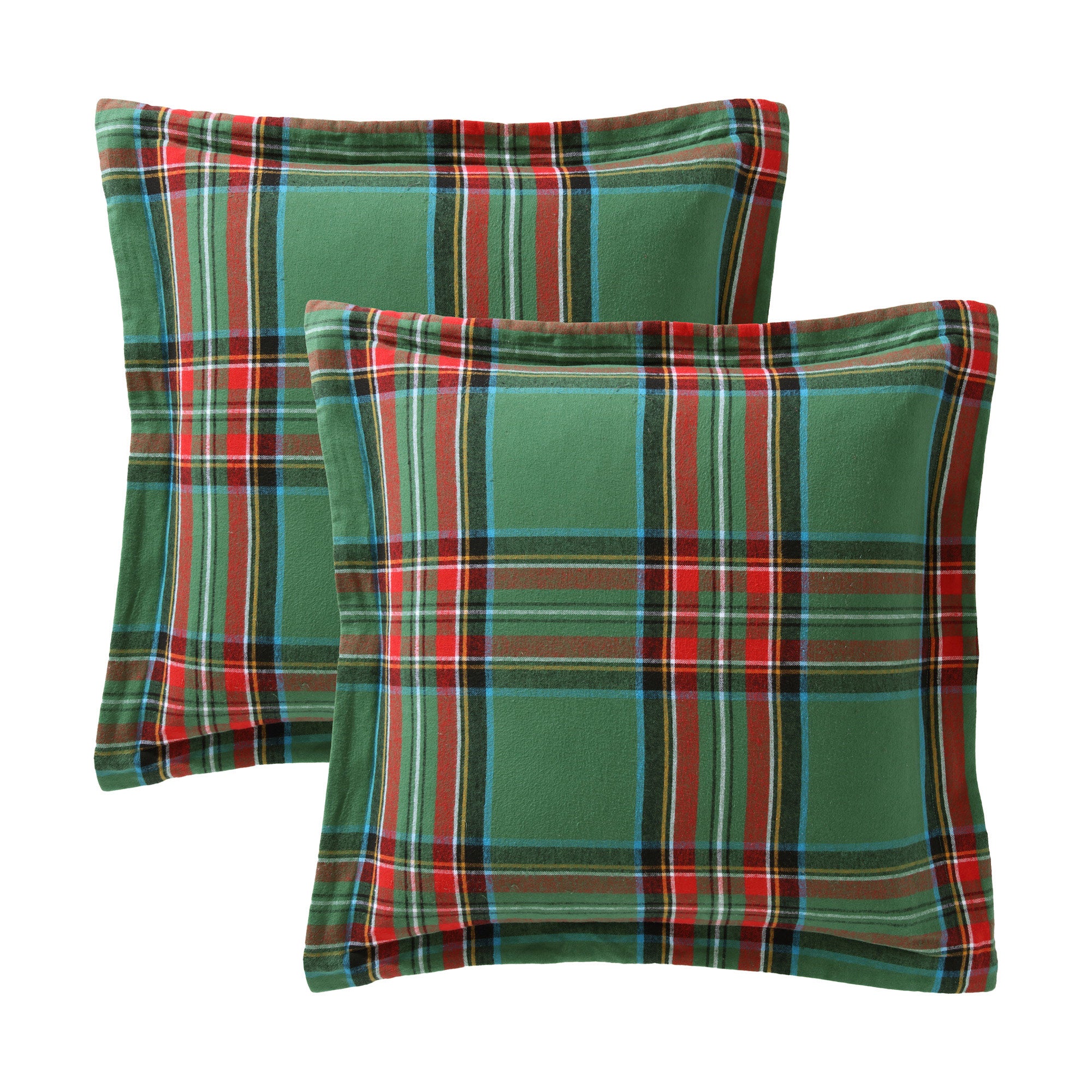 Levtex Home Spencer Plaid Euro Sham Set of 2 Euro Shams