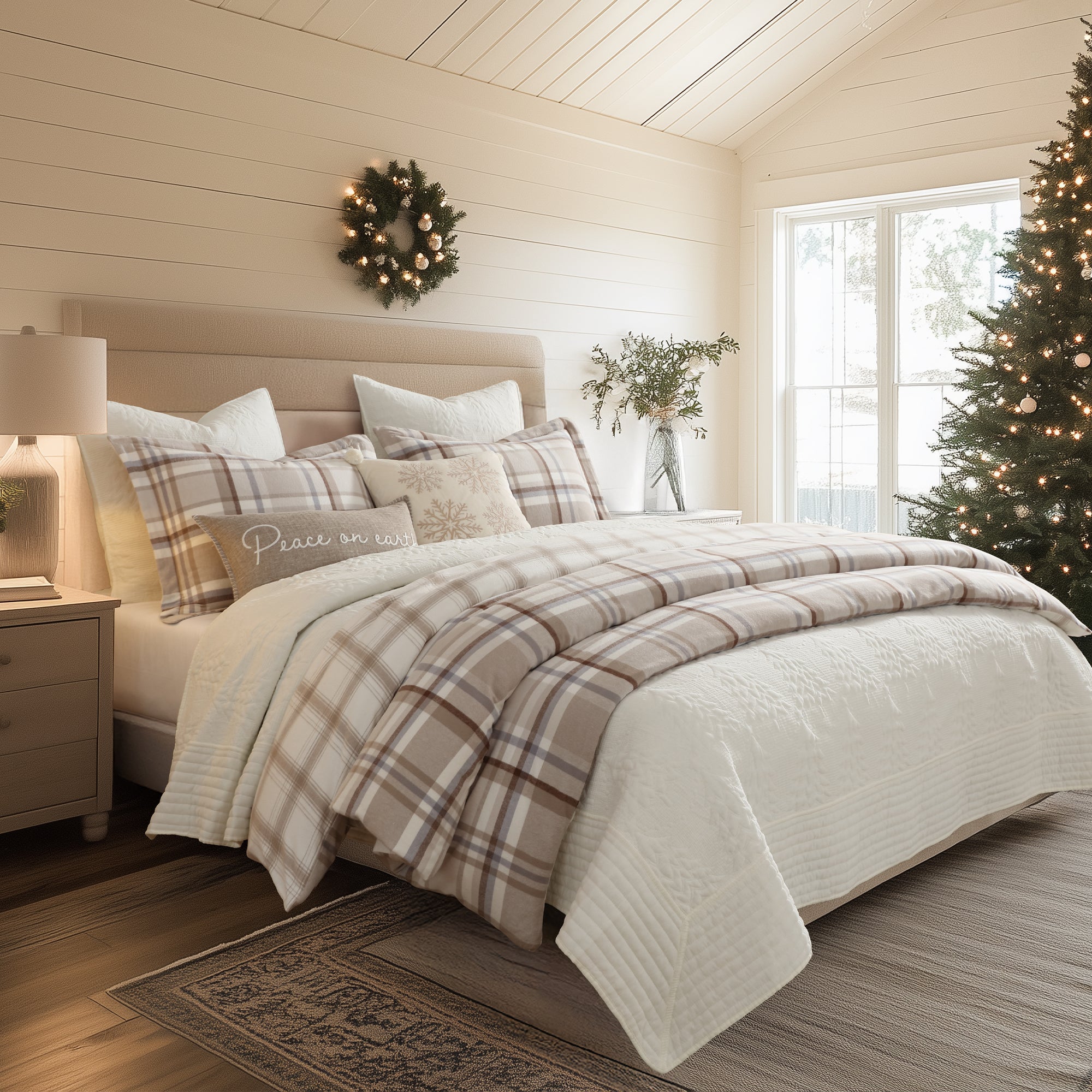 Levtex Home Spencer Plaid Flannel Comforter Set Comforters